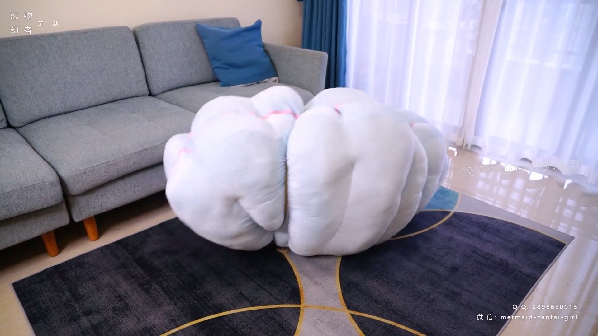 黑丝女仆服从性测试！驷马捆绑+口球+日式猿辔捂嘴调教，塞进毛绒贝壳玩偶闷热全包 预览图