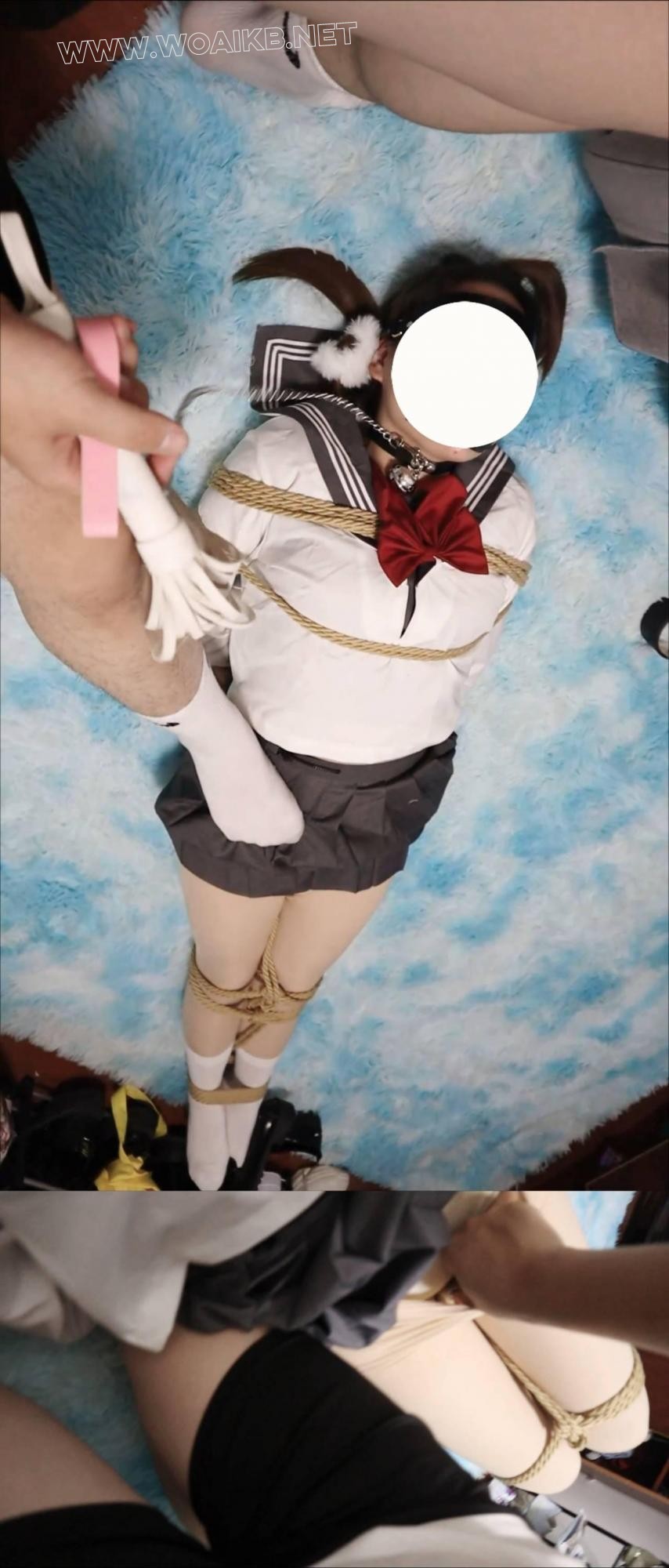 【领玥】这是一个女孩子玥，但是是一个被捆起来强迫放入玩具屈服的女孩子，甩不开… 封面图