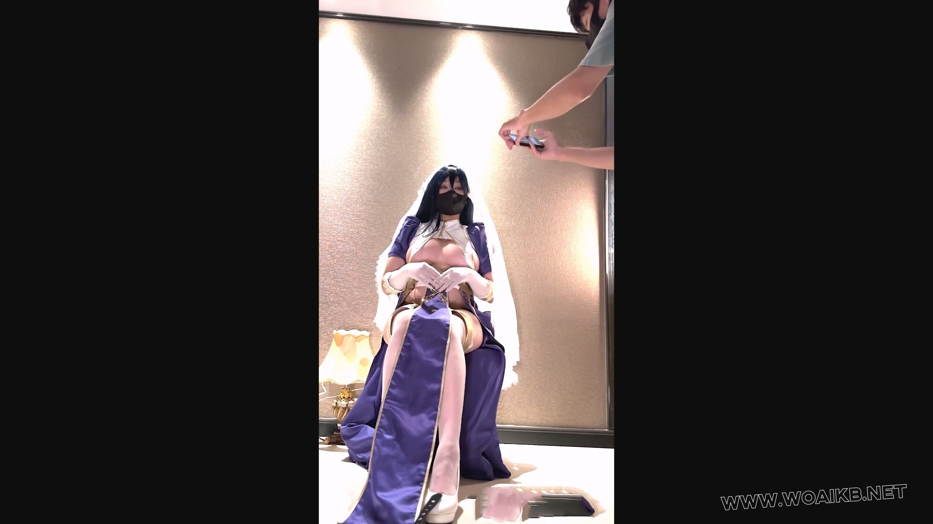 【RLL拘束档案01】圣处理修女 彼得罗涅 {白丝手铐脚铐开腿器粘液抹油振动} 封面图
