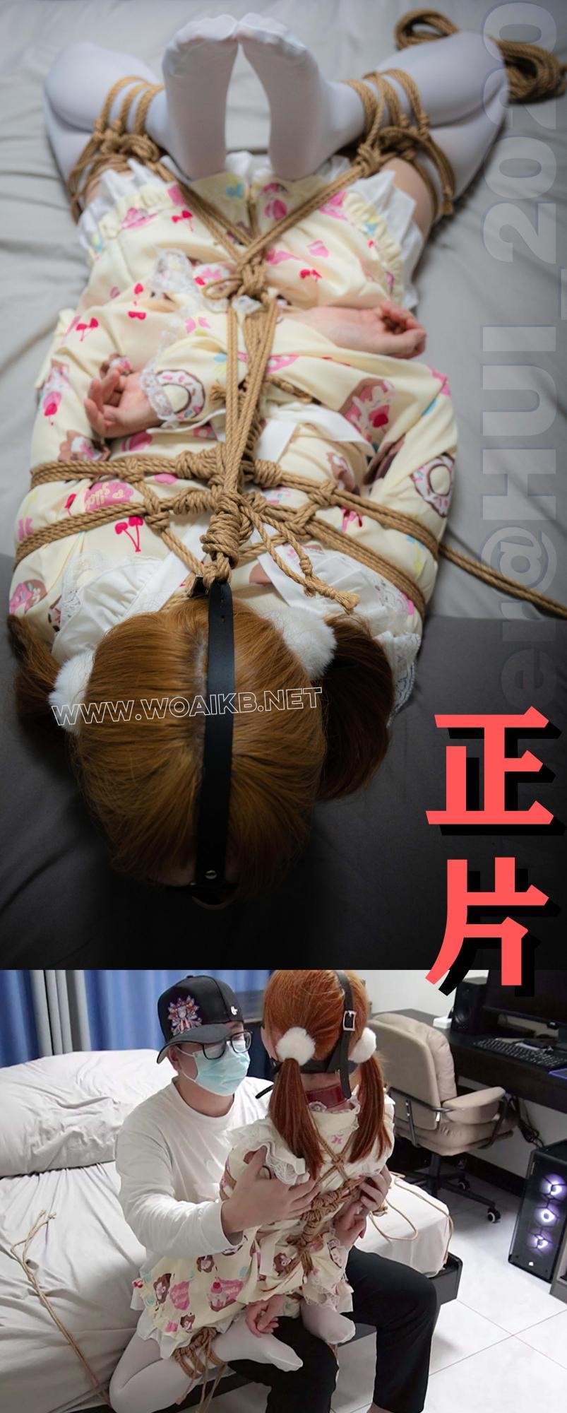 超紧股绳折磨，跟裤裤一起勒近肉里，疼得完全不敢动，大腿木马，ZDB强高 封面图