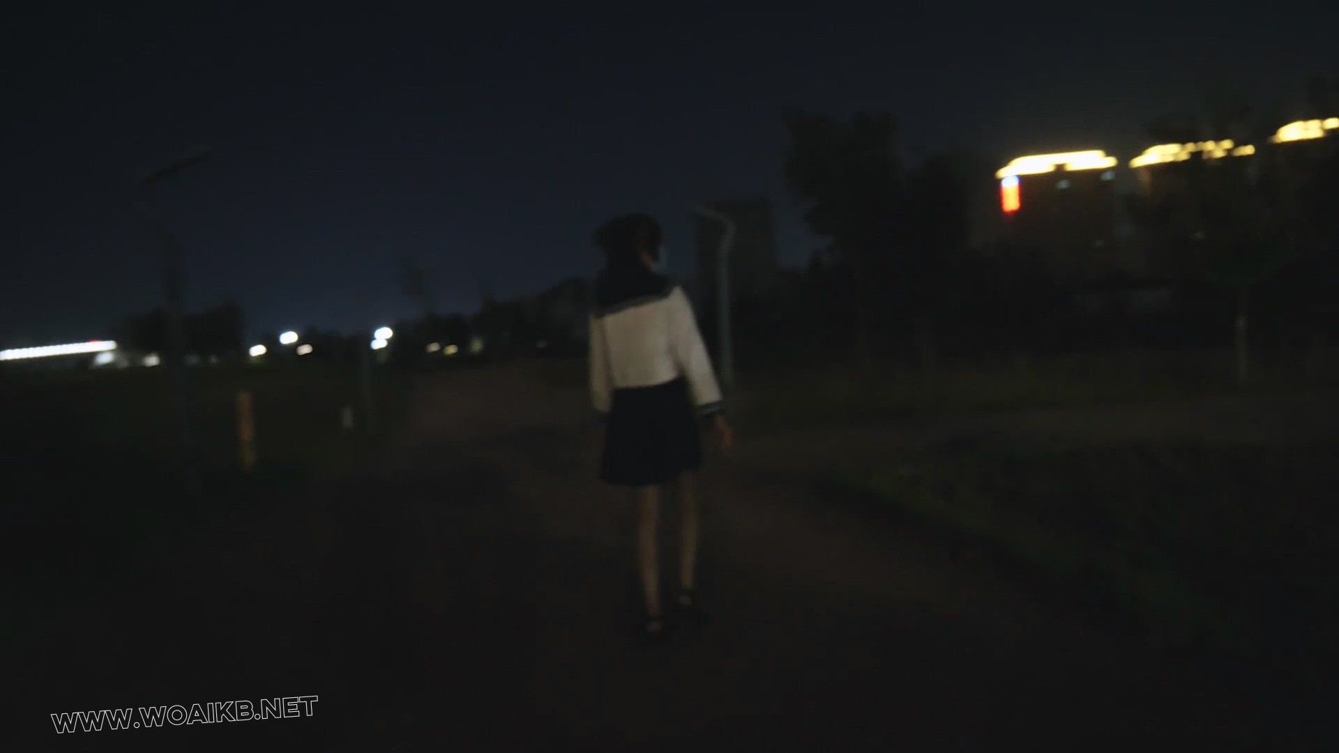 小仆夜晚外出高 晚上带小仆出去玩 jk制服配泳衣的组合十分好看 内置玩具让她边走边 预览图