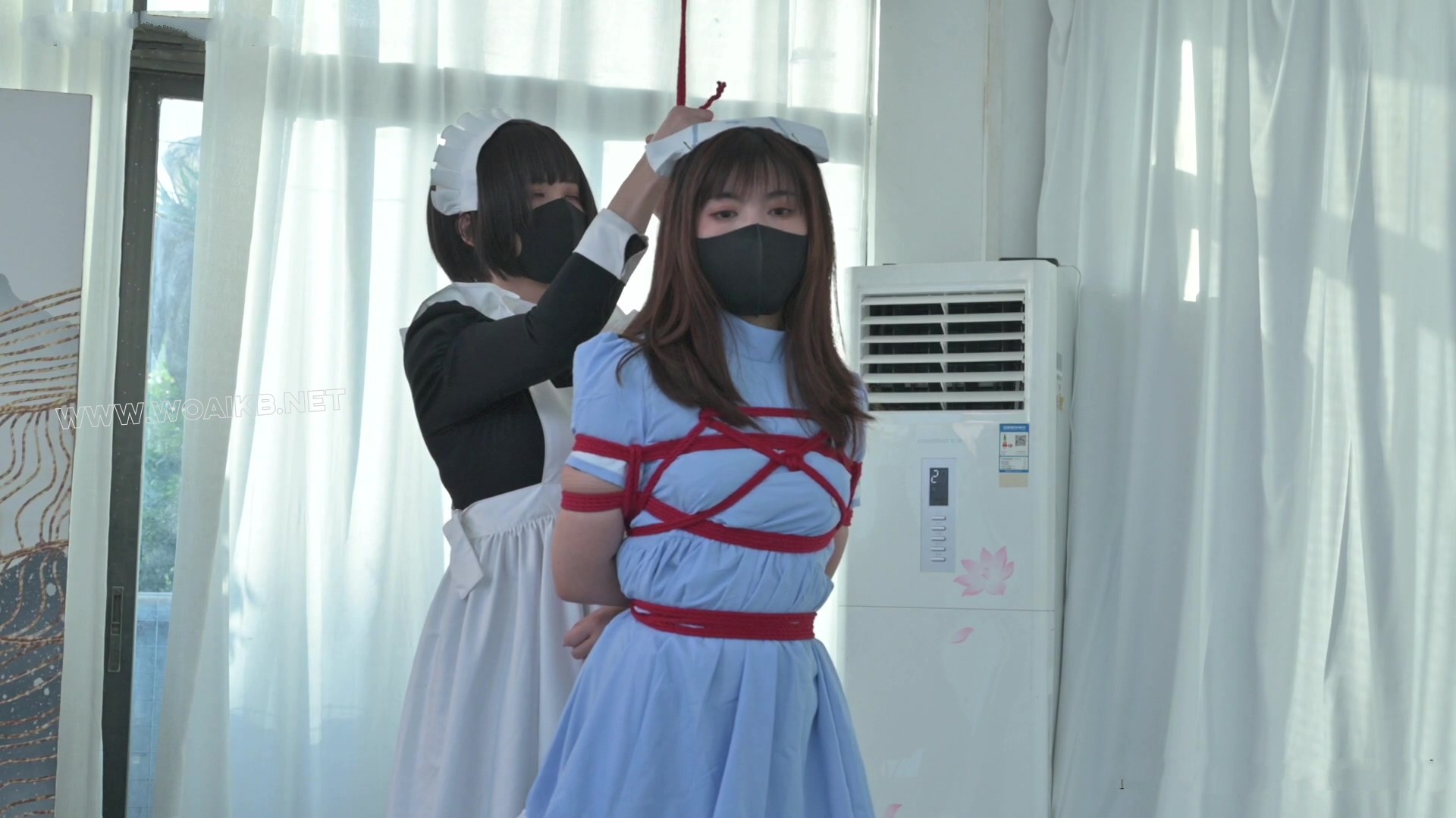 百合女仆调教3 百合loli调教 女虐女 强制开口 片足放置 强糕放置 鞭打 强膏 预览图