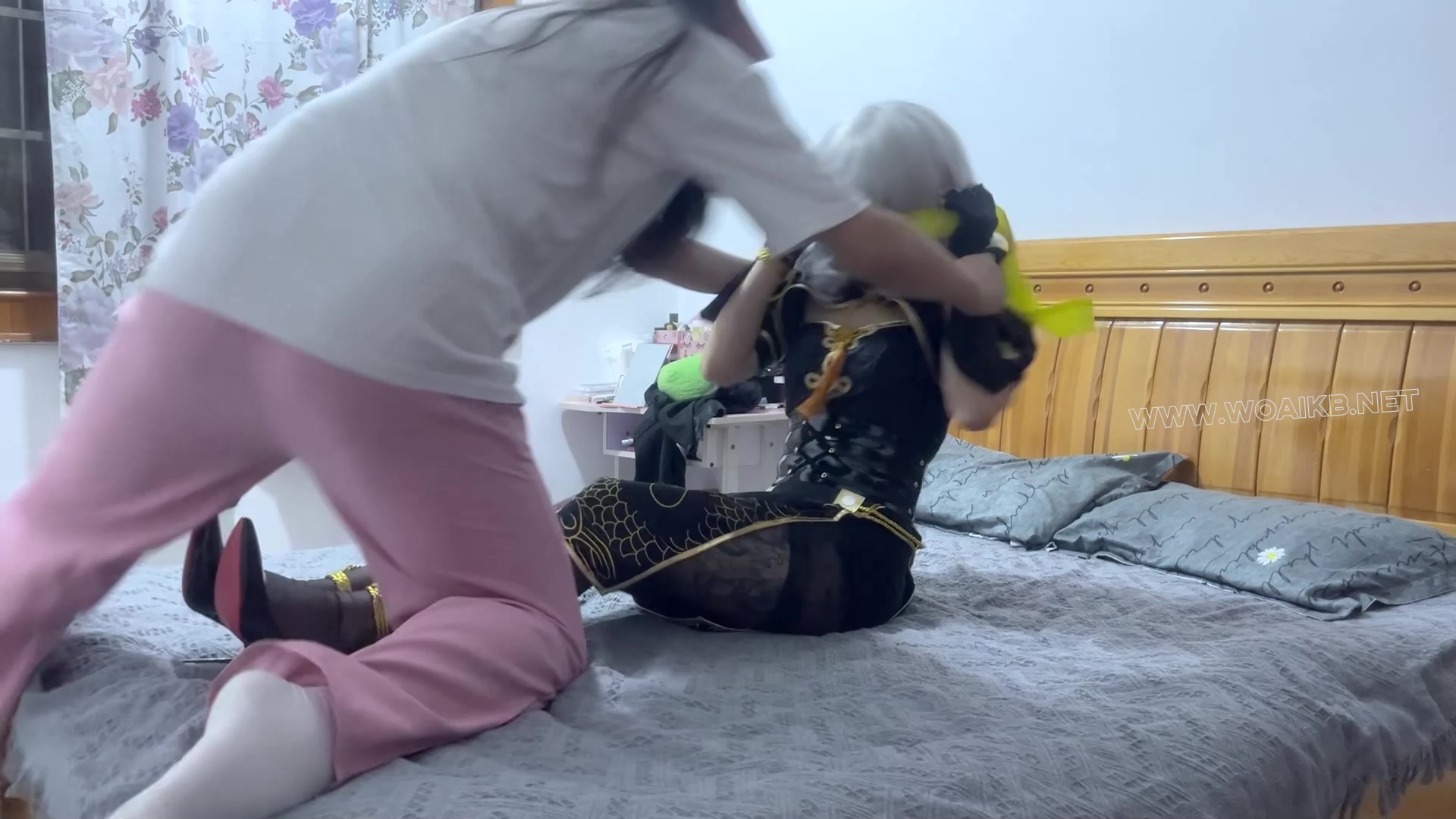 【出租屋游戏】永劫无间cos宁红夜被强行驷马捆绑tk在一字马拘束强制gc 封面图