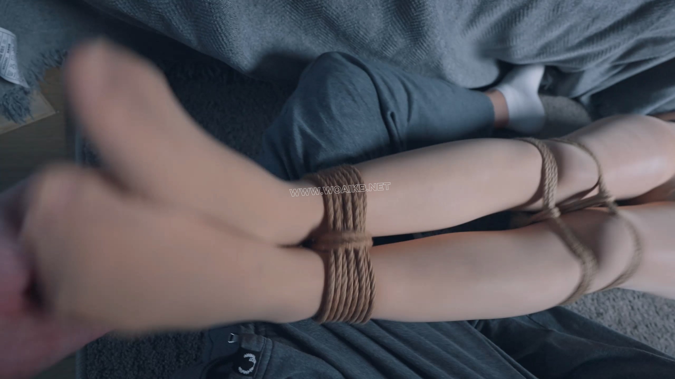《应聘的女模特》2 紧缚+并腿+口球堵嘴+Tk+抚摸+丝袜堵嘴+胶带堵嘴 预览图