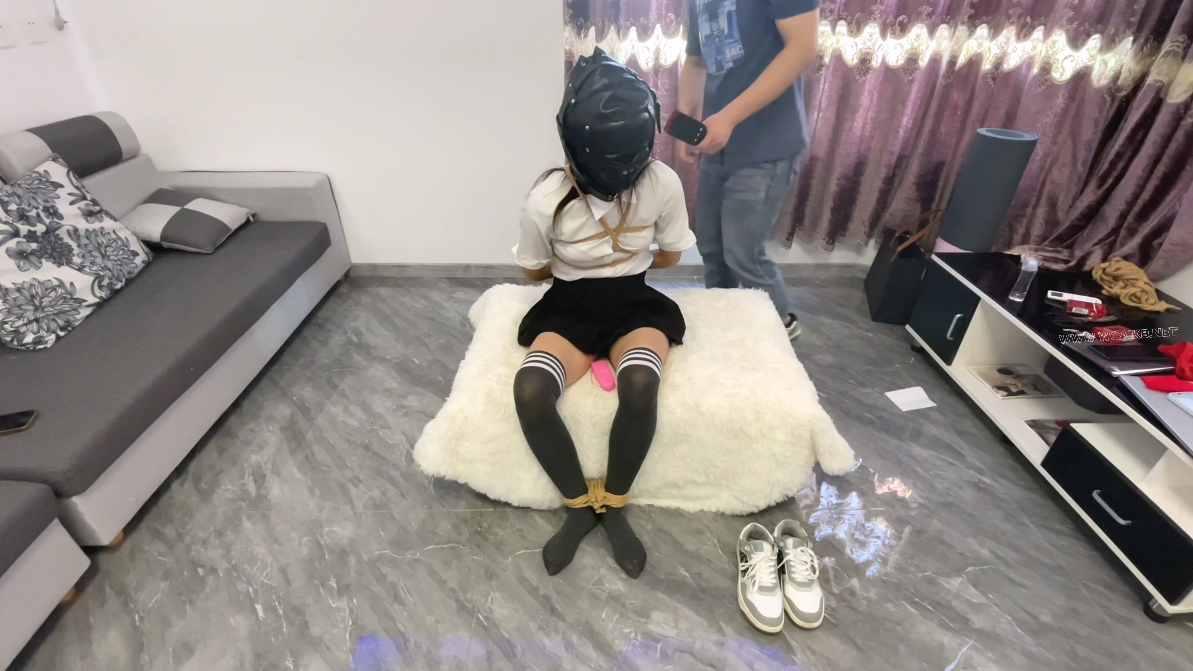头套禁锢 长时间放置挣扎 束缚TJ TD强高 电击片ZM挠脚心 预览图