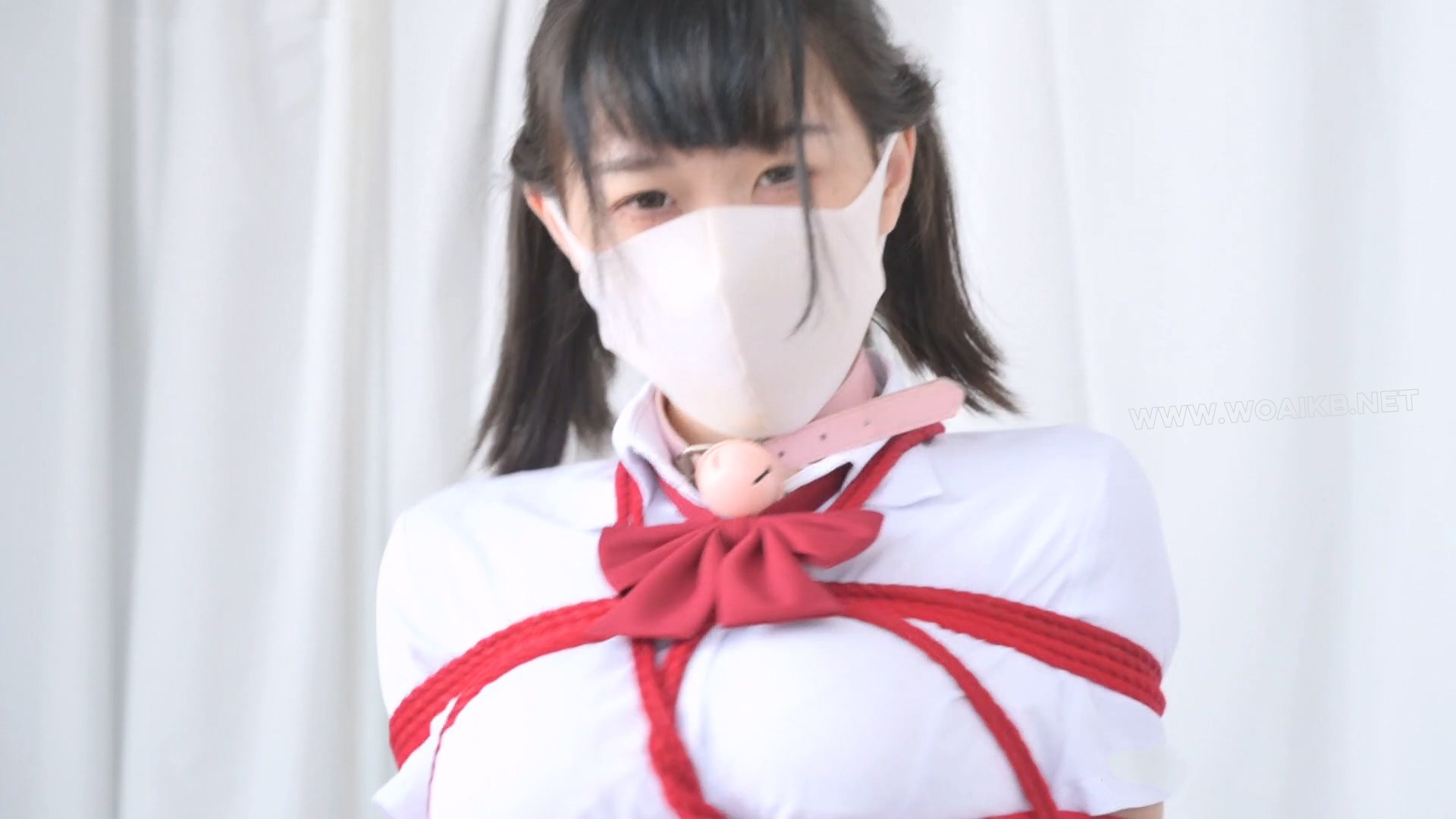 再次犯错的JK少女上集 JK 白丝 双马尾LOLI 鞭打 强膏 固定放置 强高放置 锁链口球 预览图