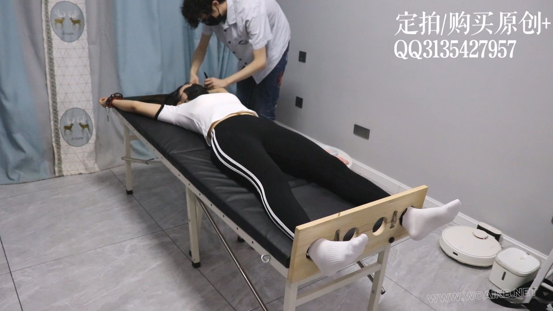 刑床驾驶员2！超级超级怕痒模特糖糖的第二部TK片~超怕痒运动服少女体验严厉TK，怕 预览图