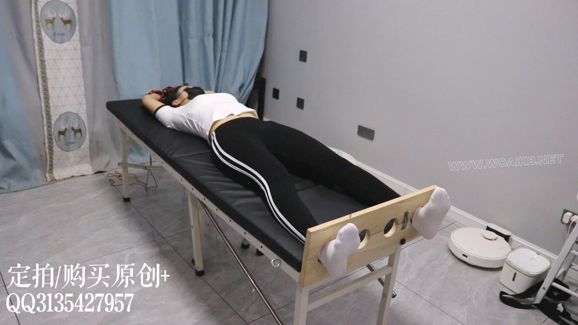 刑床驾驶员2！超级超级怕痒模特糖糖的第二部TK片~超怕痒运动服少女体验严厉TK，怕 预览图