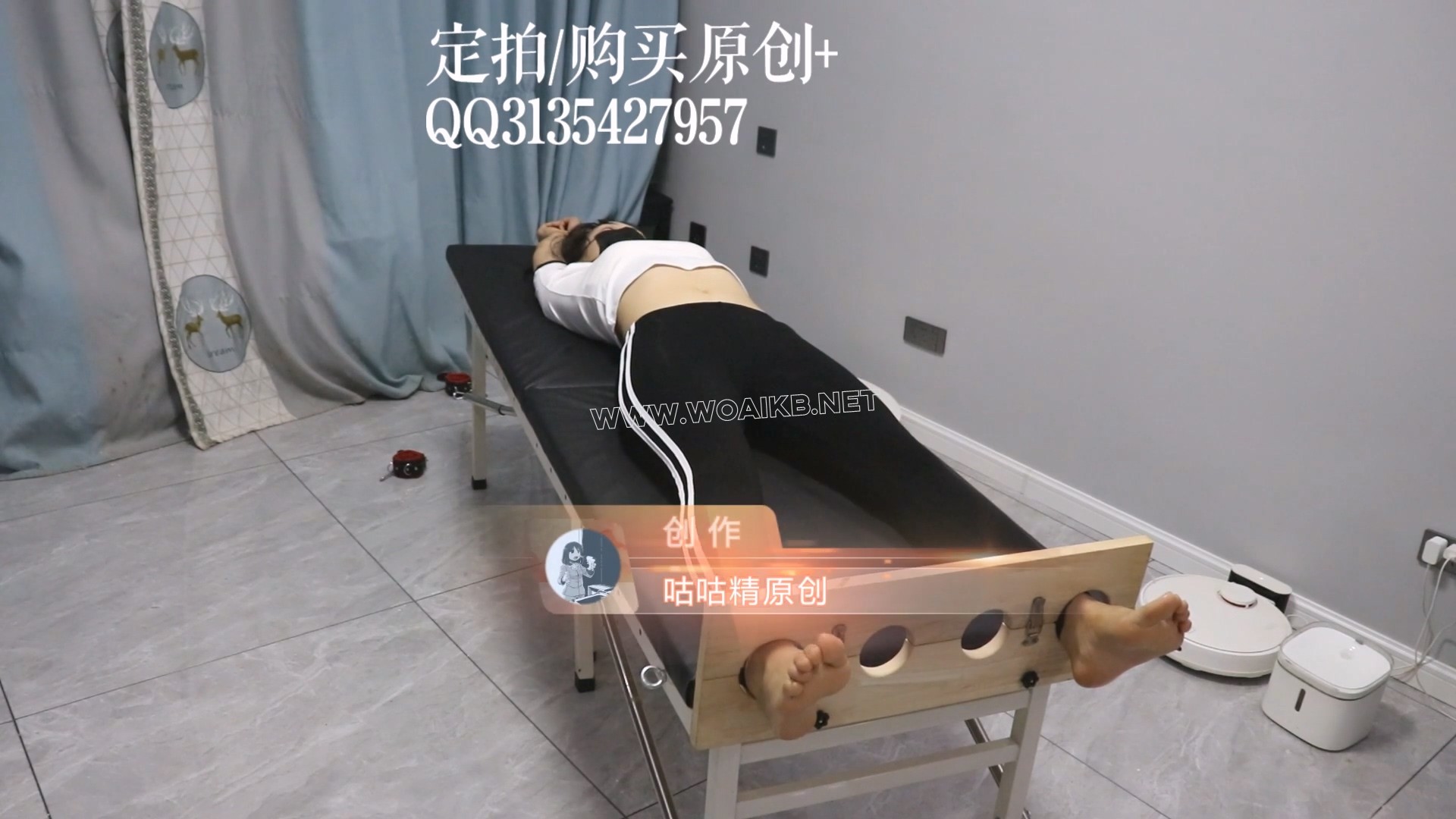 刑床驾驶员2！超级超级怕痒模特糖糖的第二部TK片~超怕痒运动服少女体验严厉TK，怕 预览图