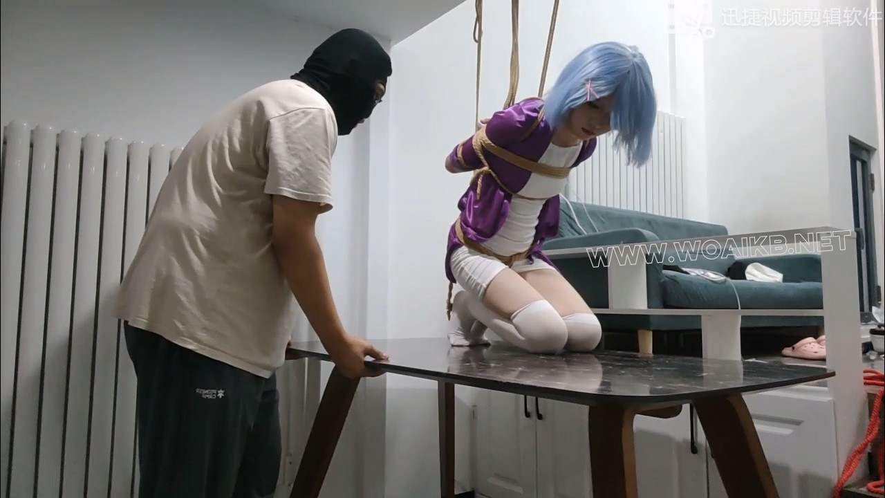 万圣节前夜cosplay狂欢《人妻蕾姆的紧缚调教》（合乎粥礼、入室抢劫、情趣速攻服， 预览图