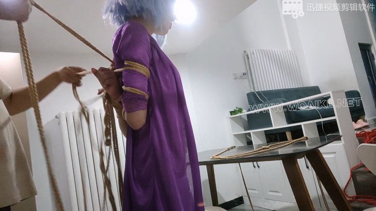 万圣节前夜cosplay狂欢《人妻蕾姆的紧缚调教》（合乎粥礼、入室抢劫、情趣速攻服， 预览图