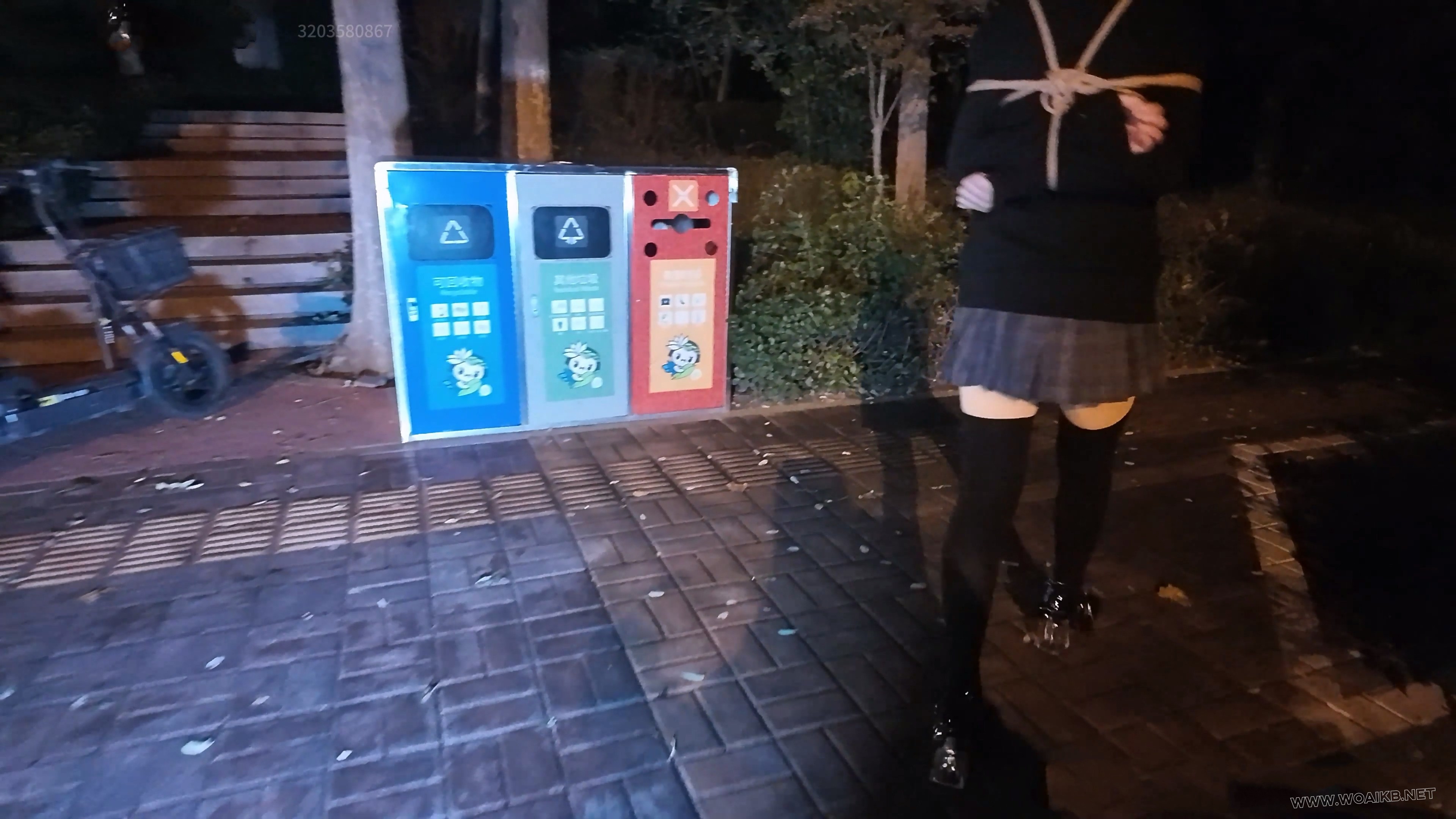 少萝霜喵 捆绑路边震动假Y具调教 第二弹 悦耳萝莉音耳边姣川 对话声音都颤抖了 路 预览图