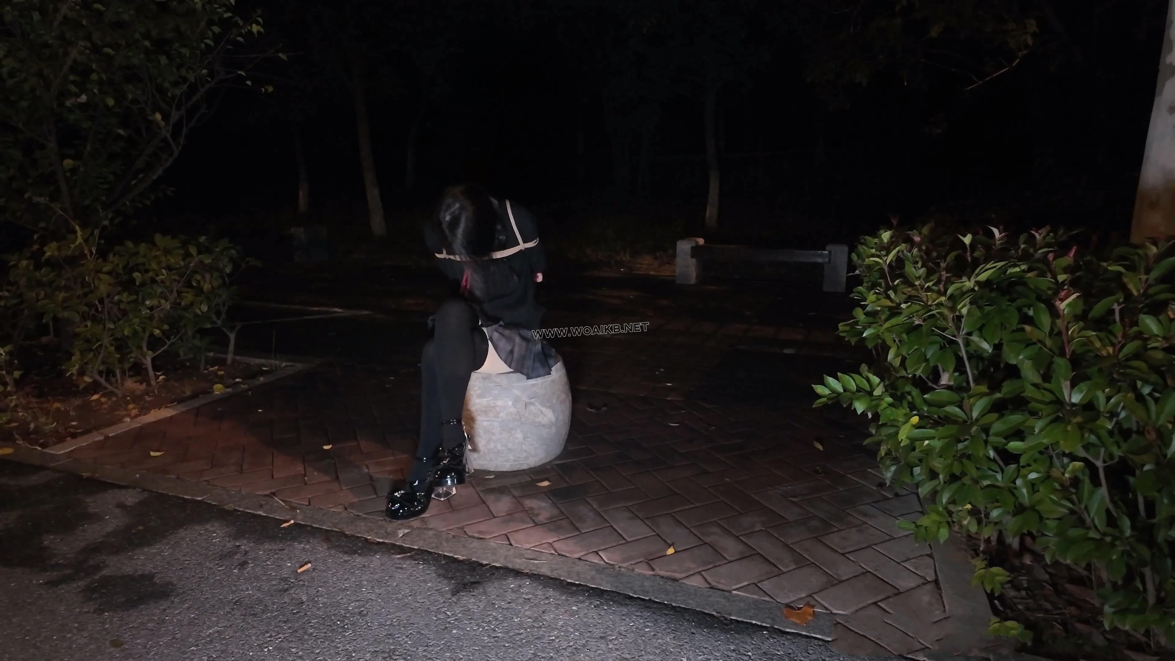 少萝霜喵 捆绑路边震动假Y具调教 第二弹 悦耳萝莉音耳边姣川 对话声音都颤抖了 路 预览图
