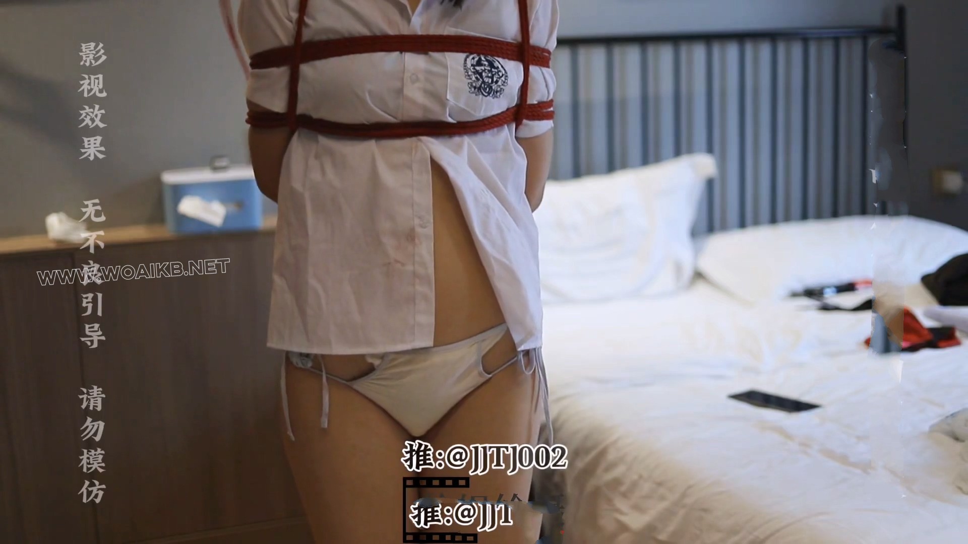 女大学生第一次体验被捆绑调教 预览图