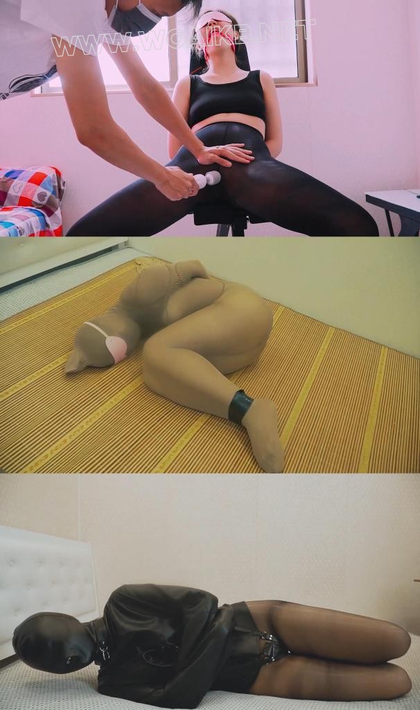 真空无内、170长腿丰满高个女、扎带捆绑、丝袜全包、皮革束缚衣、连续强制gc、完后… 封面图