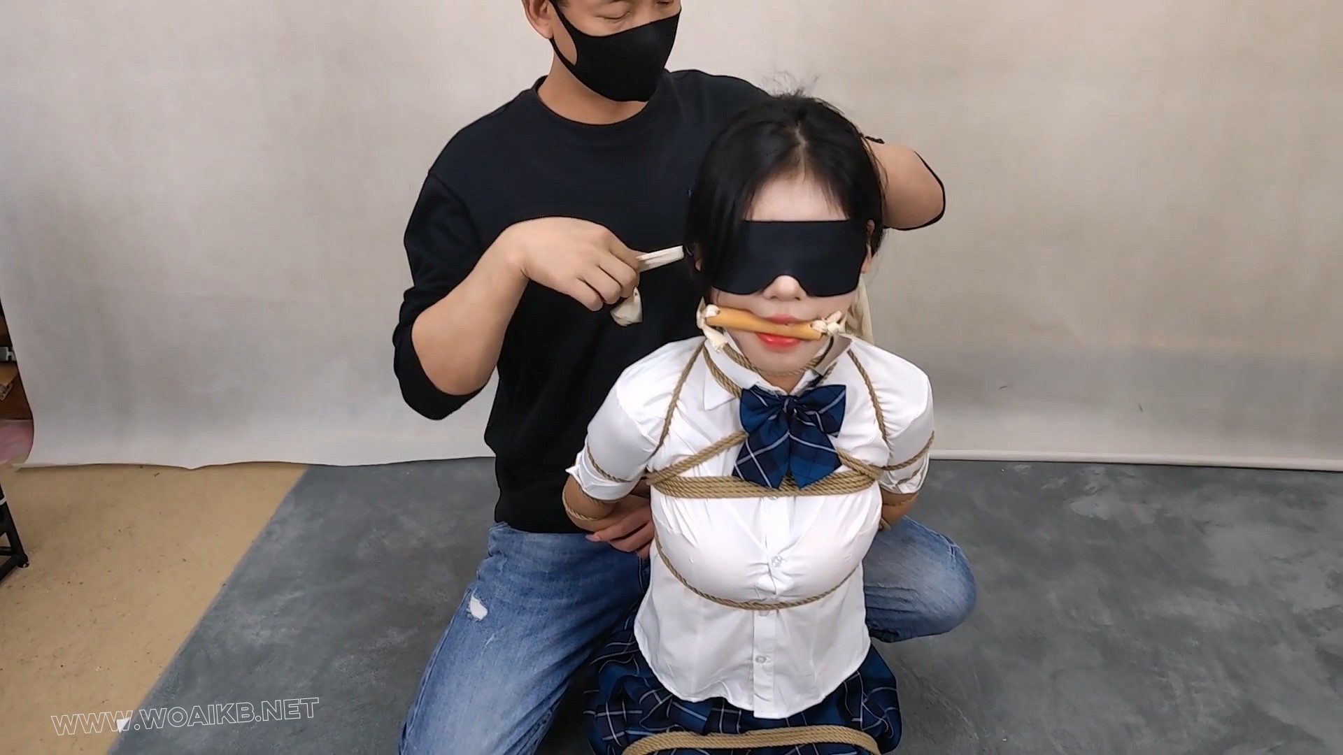 汤圆 JK少女 各种口球口水试戴试验 最后说一下各种口球的感觉 预览图