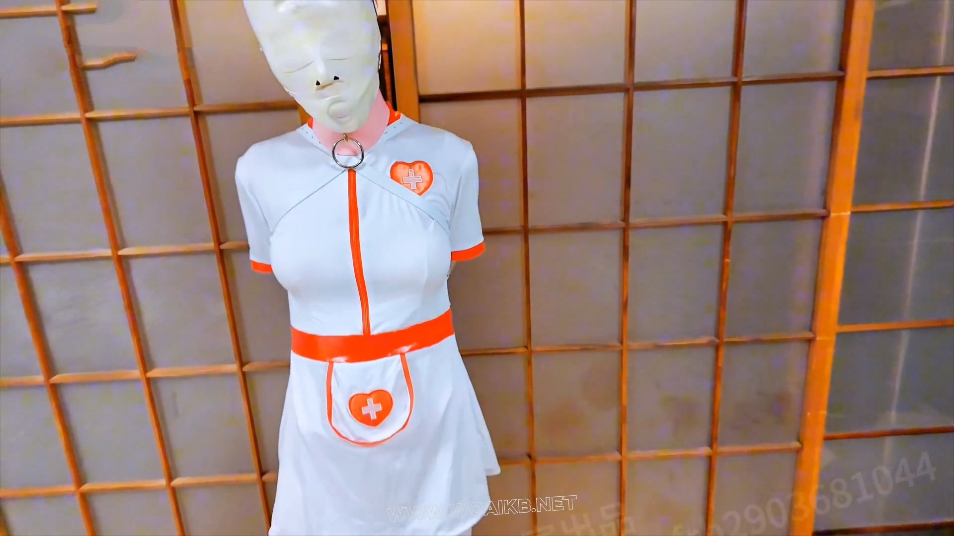 圣诞双人献礼！护士与修女双人调教！女调女 震动棒强高 鞭打，电击 呼吸抑制胶带封脸 预览图