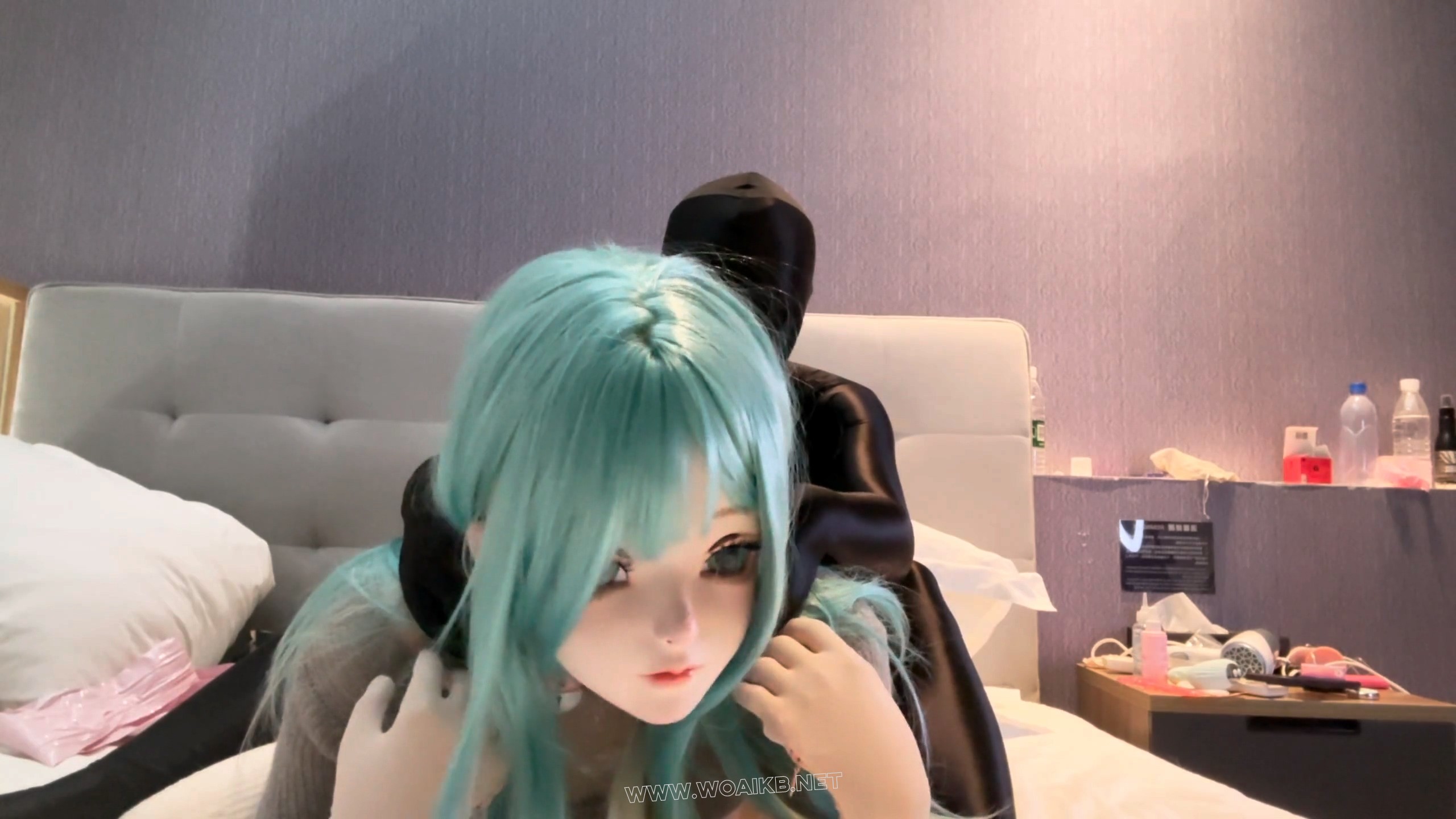 （kigurumi呼控套娃自嗨折腿束缚）为了娃娃更加优雅的呼吸状态，必须开始这次严格 预览图