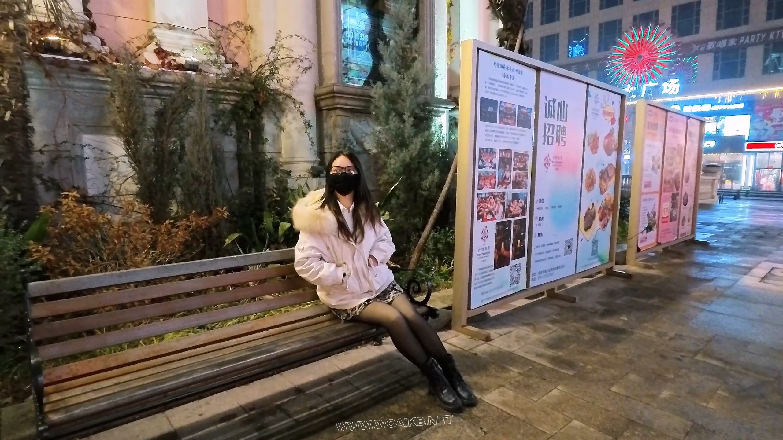 户外游戏：红绳绳衣灯光G塞透视衬衣微透超短裙商场区 预览图