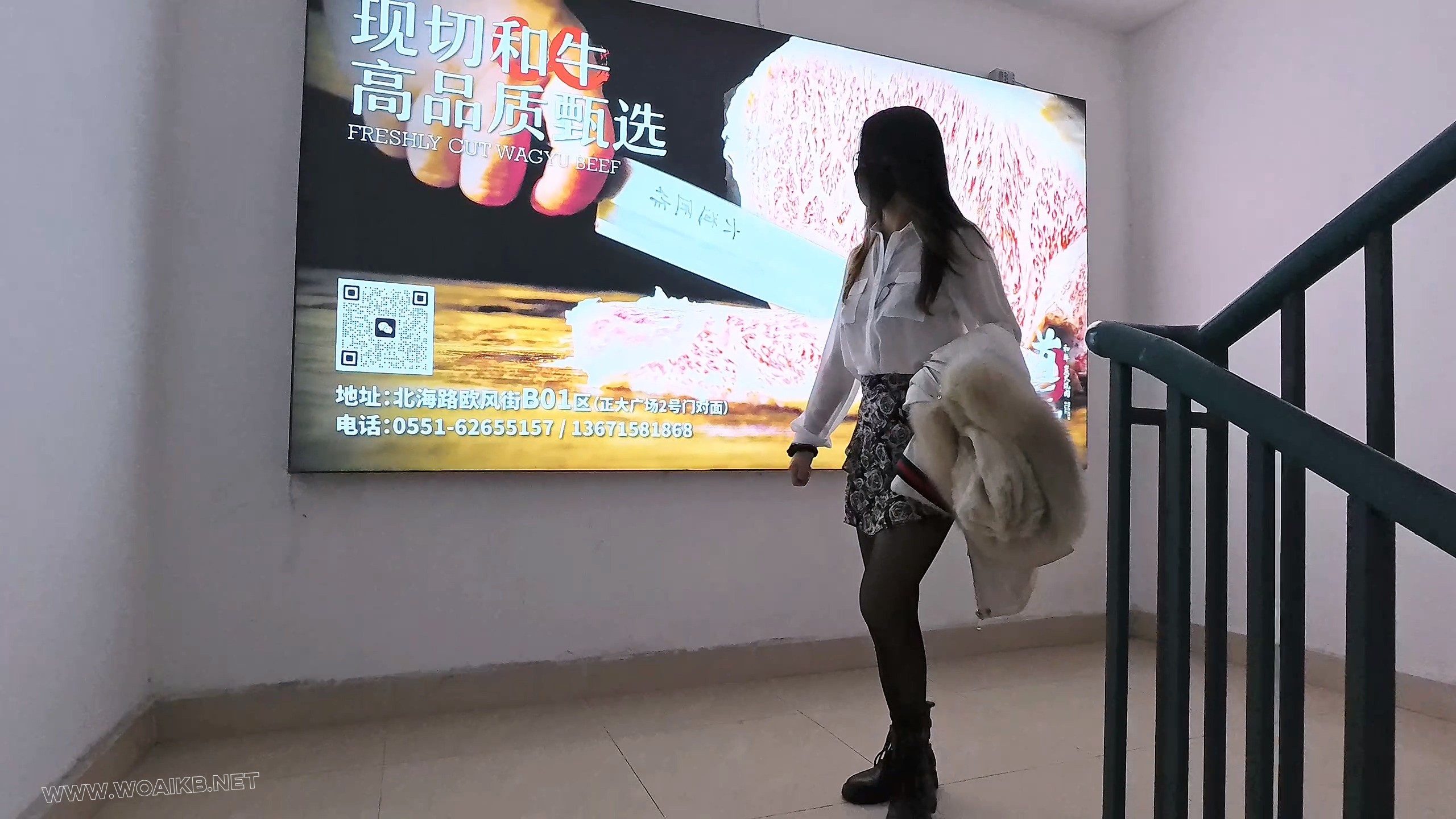 户外游戏：红绳绳衣灯光G塞透视衬衣微透超短裙商场区 预览图