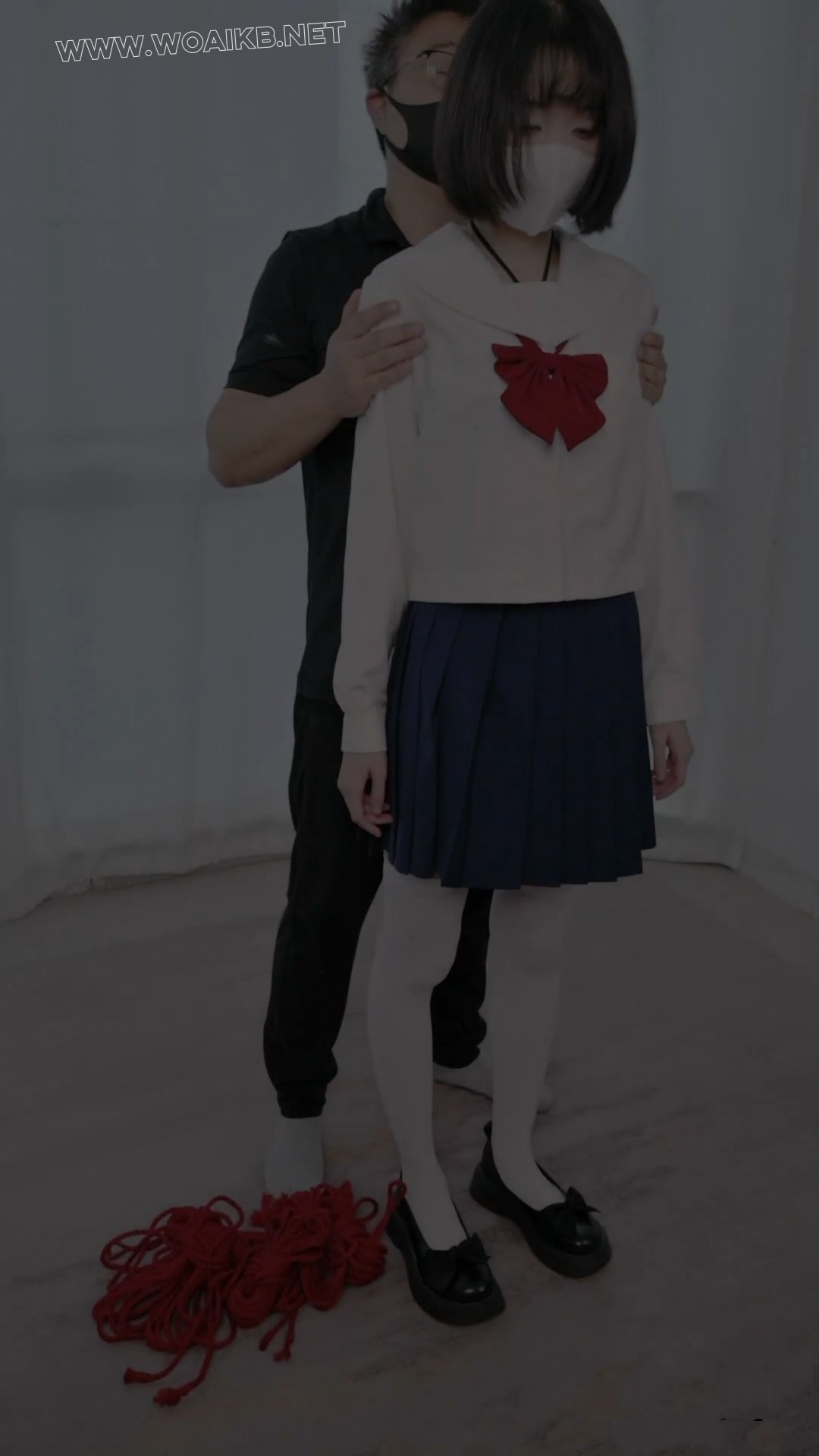 惩戒学园5 HD竖屏 清纯JK 白丝LOLI 固定放置 阳俱口塞你 口水如瀑 虐足虐趾 鞭打 … 封面图