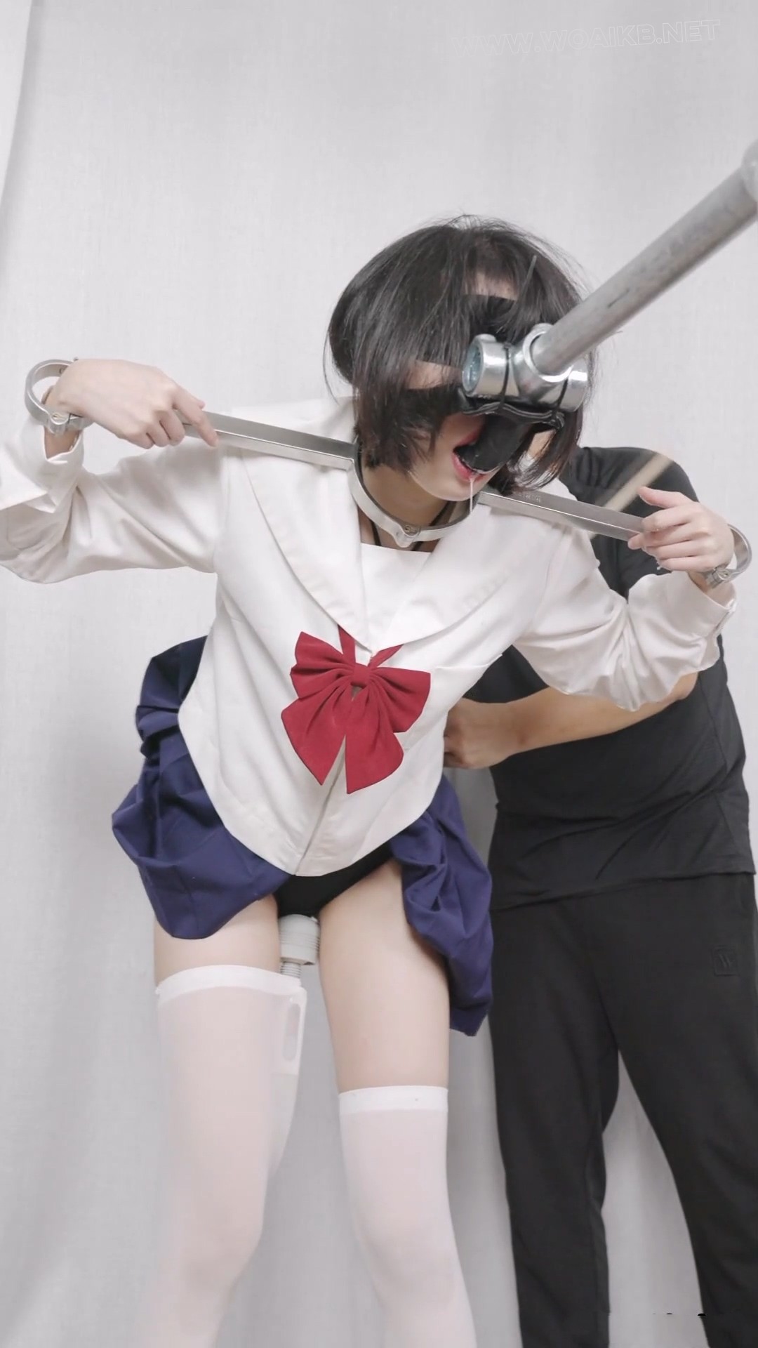 惩戒学园5 HD竖屏 清纯JK 白丝LOLI 固定放置 阳俱口塞你 口水如瀑 虐足虐趾 鞭打 预览图