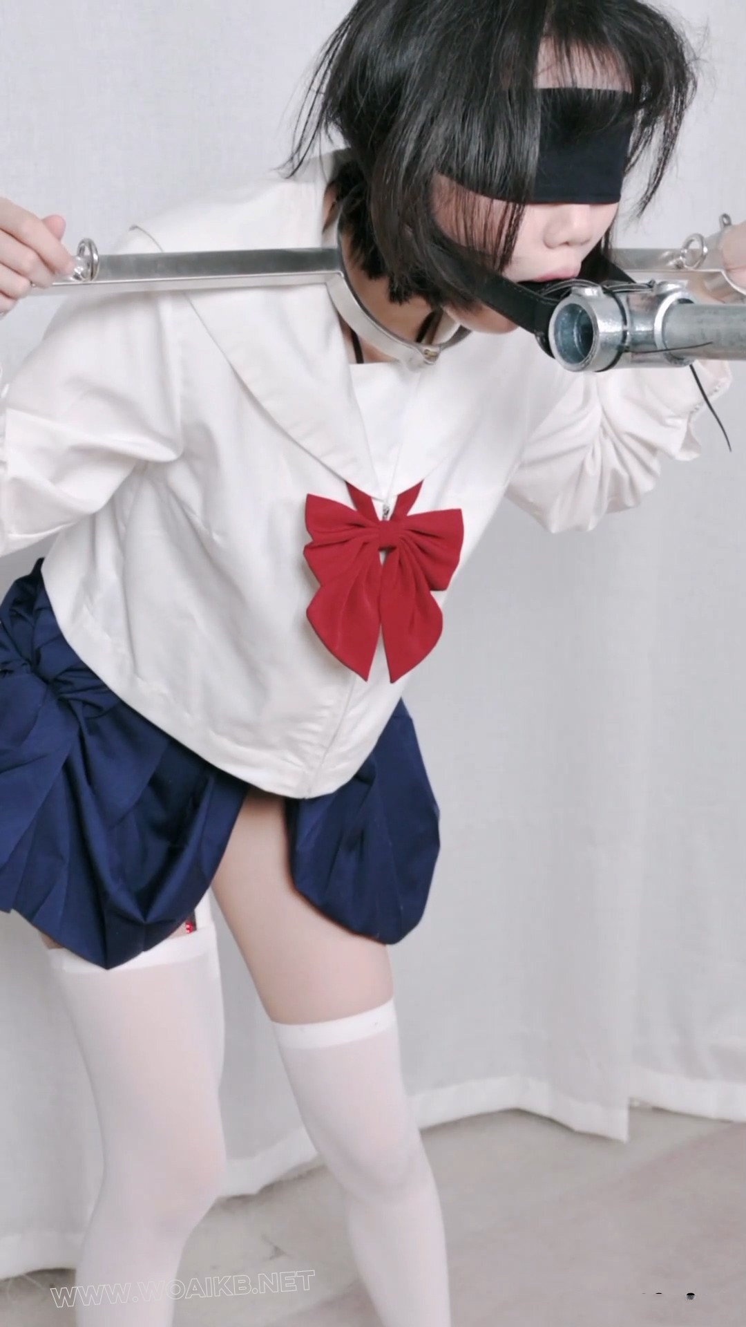 惩戒学园5 HD竖屏 清纯JK 白丝LOLI 固定放置 阳俱口塞你 口水如瀑 虐足虐趾 鞭打 预览图