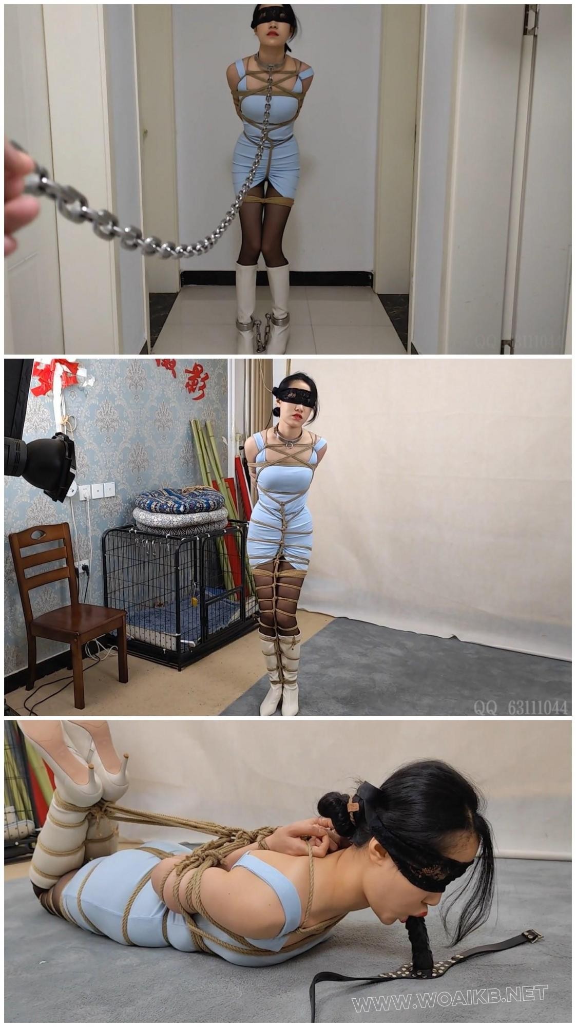 雅熙 长靴女白领 极限后手观音 驷马舔 口舌训练 封面图