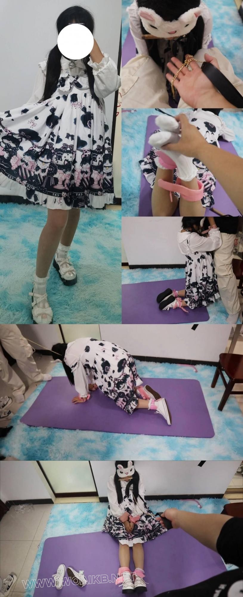 洛丽塔女仆猫的调教，原因是洛丽塔女仆穿了一双不合时宜一点不搭的帆布鞋，为了惩… 封面图