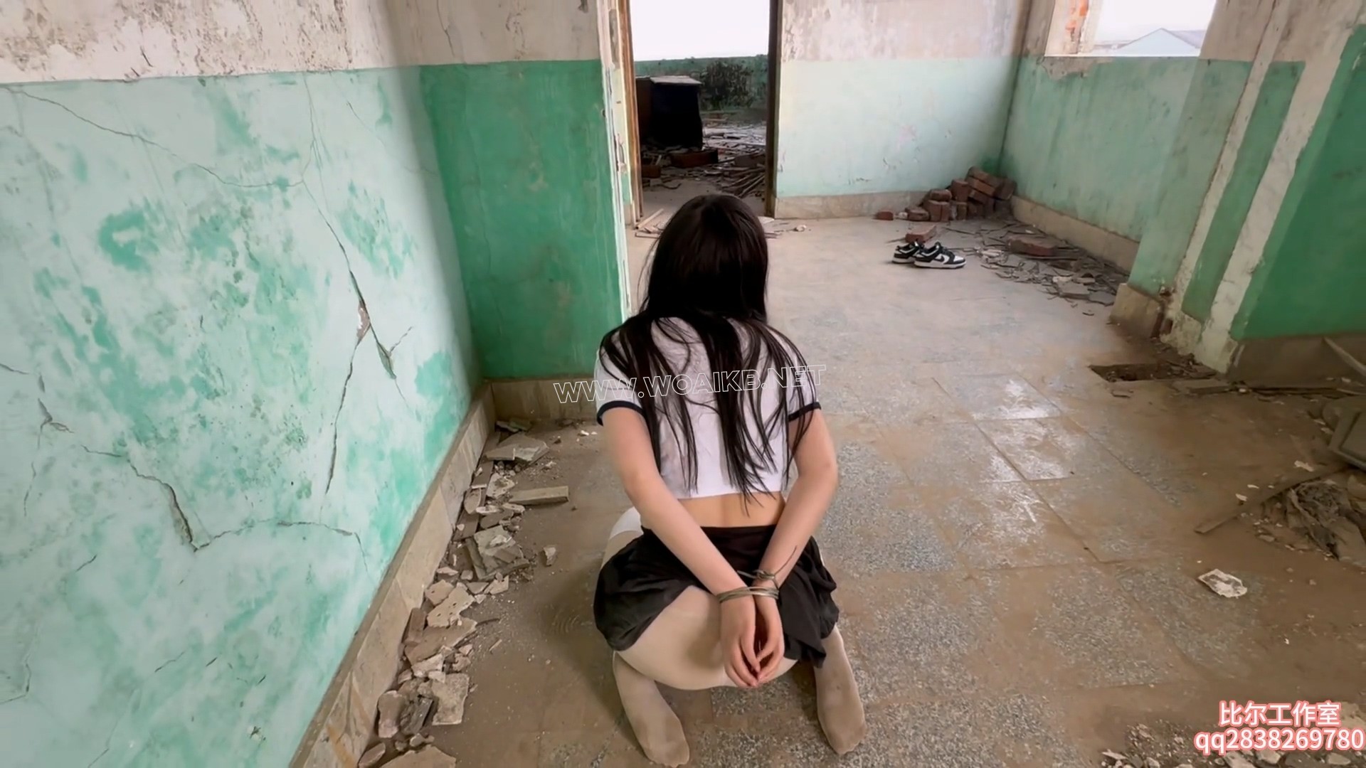 毁坏玷污弄脏白丝女的骄傲 废墟玷污清纯白丝女 预览图