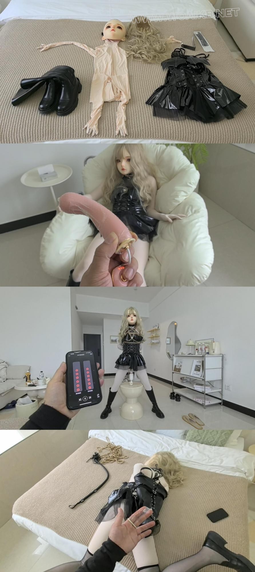 【FXX-人偶女友-02】24小时变娃计划 震动玩具＋口爆吞精 指入墙糕 单手套＋分腿P机… 封面图