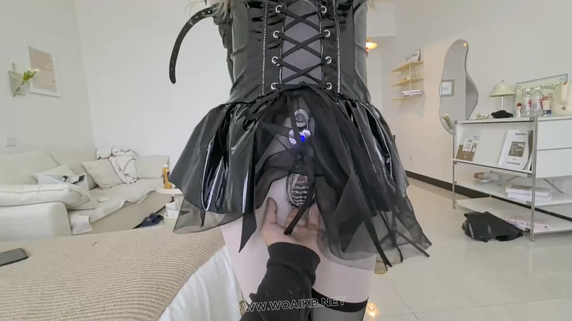 【FXX-人偶女友-02】24小时变娃计划 震动玩具＋口爆吞精 指入墙糕 单手套＋分腿P机 预览图