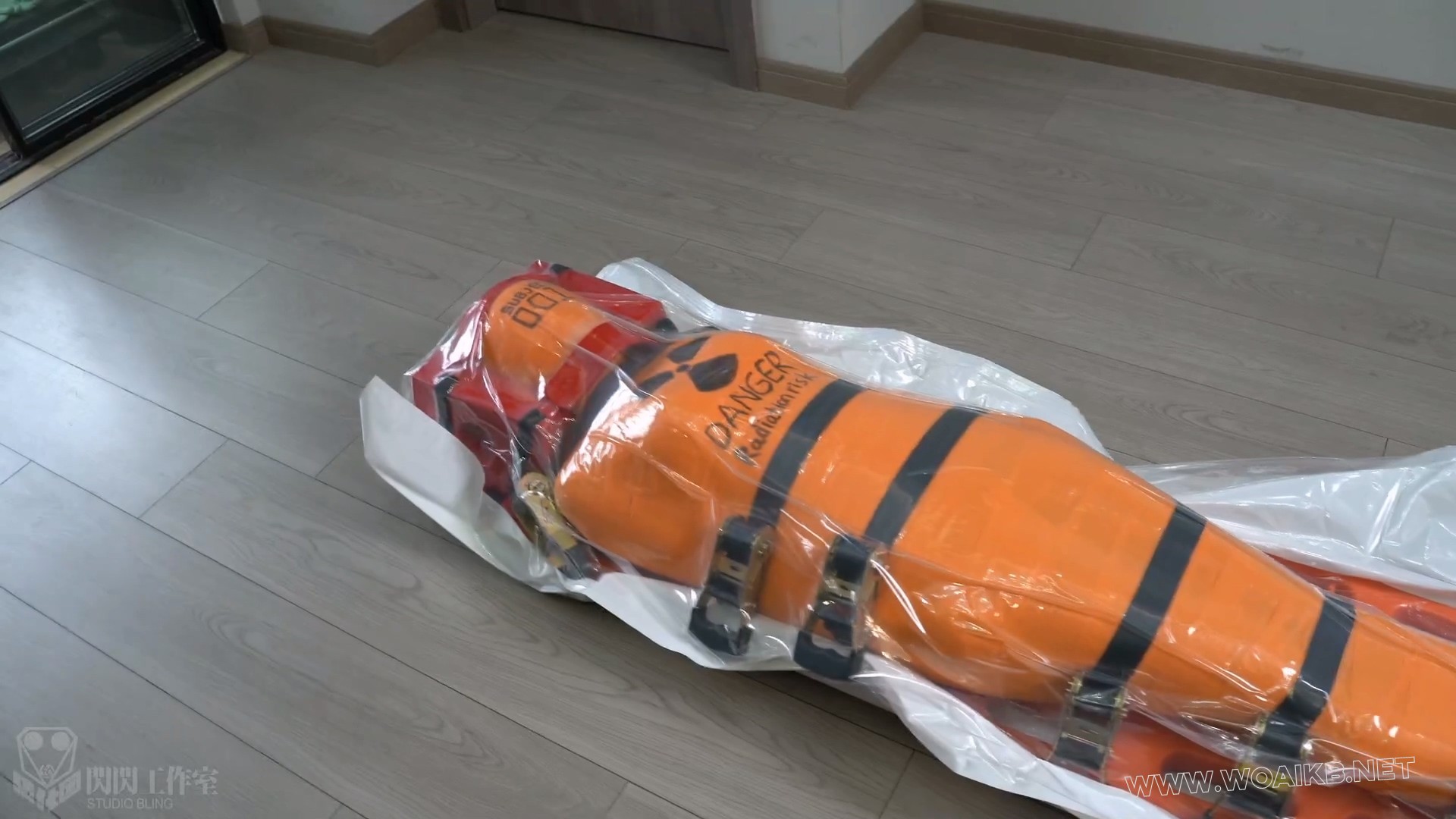实验体001 绷带木乃伊收束带捆绑真空袋隔离水刑 预览图