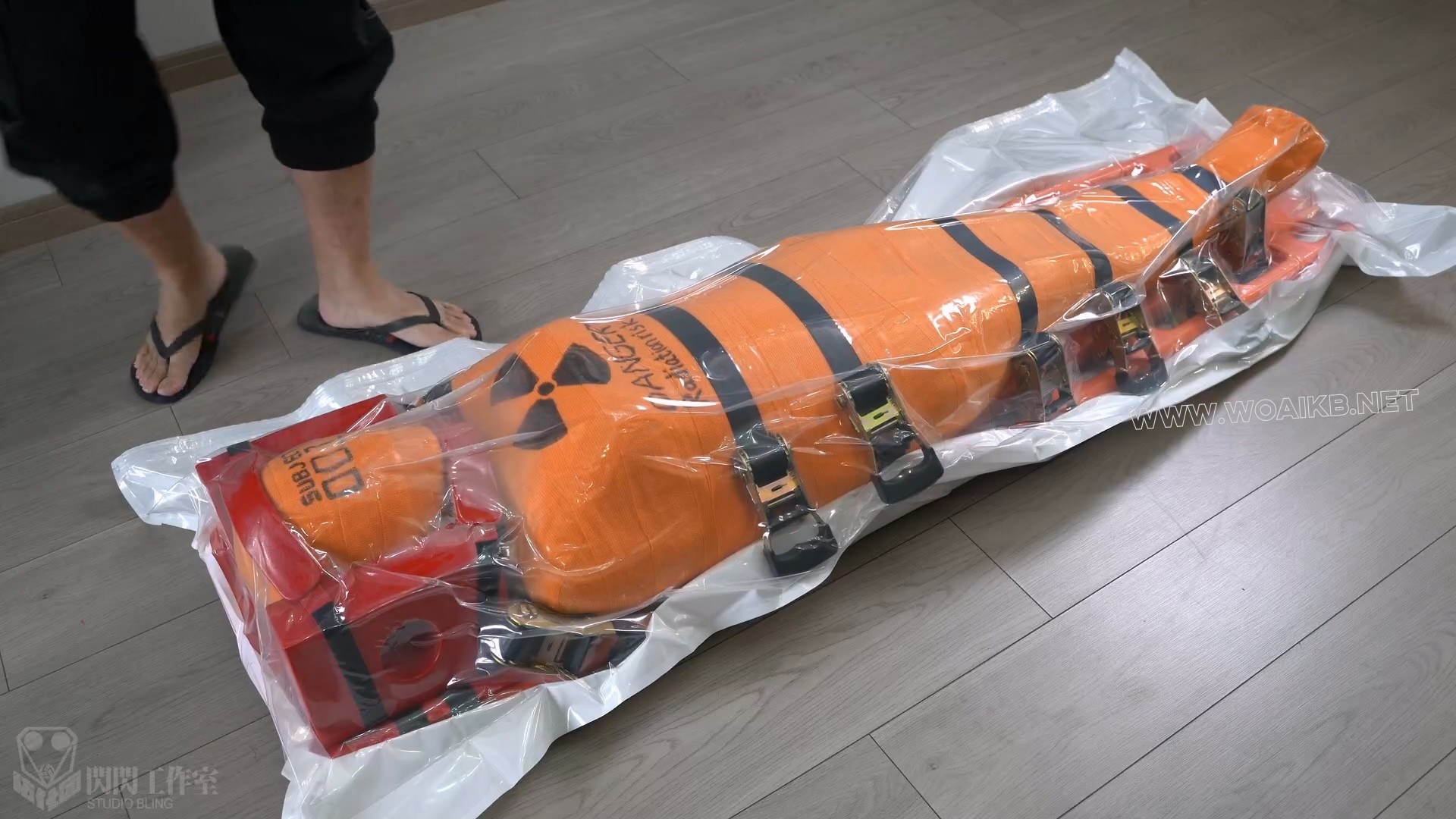 实验体001 绷带木乃伊收束带捆绑真空袋隔离水刑 预览图