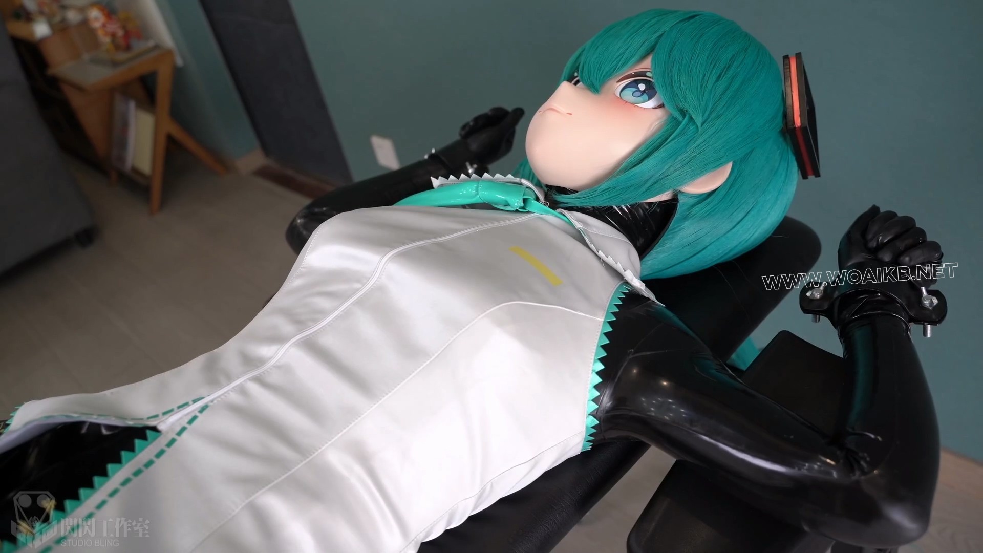 乳胶coser？玩具小狗？拘束分娩椅上的强制呼控炮机 预览图