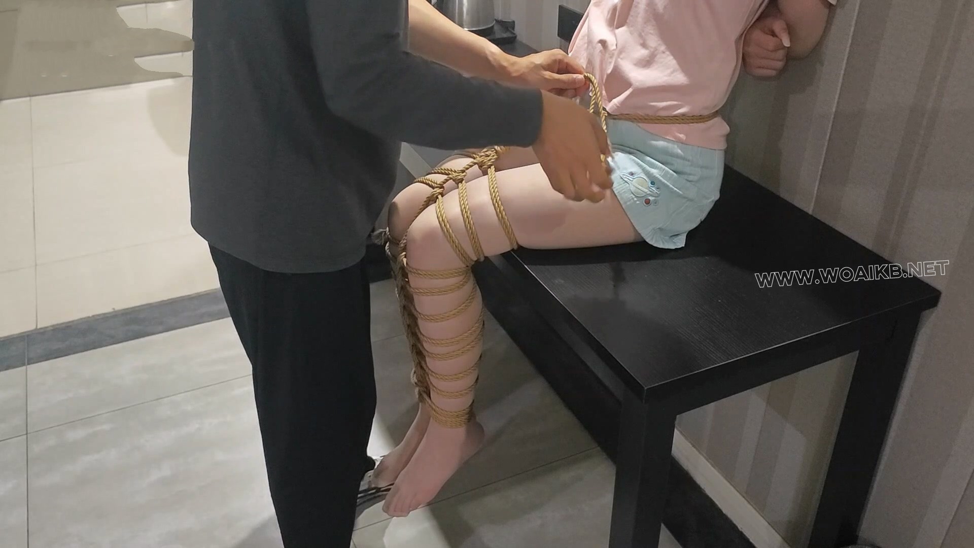 新模沫沫首绑体验，丝足特写 预览图