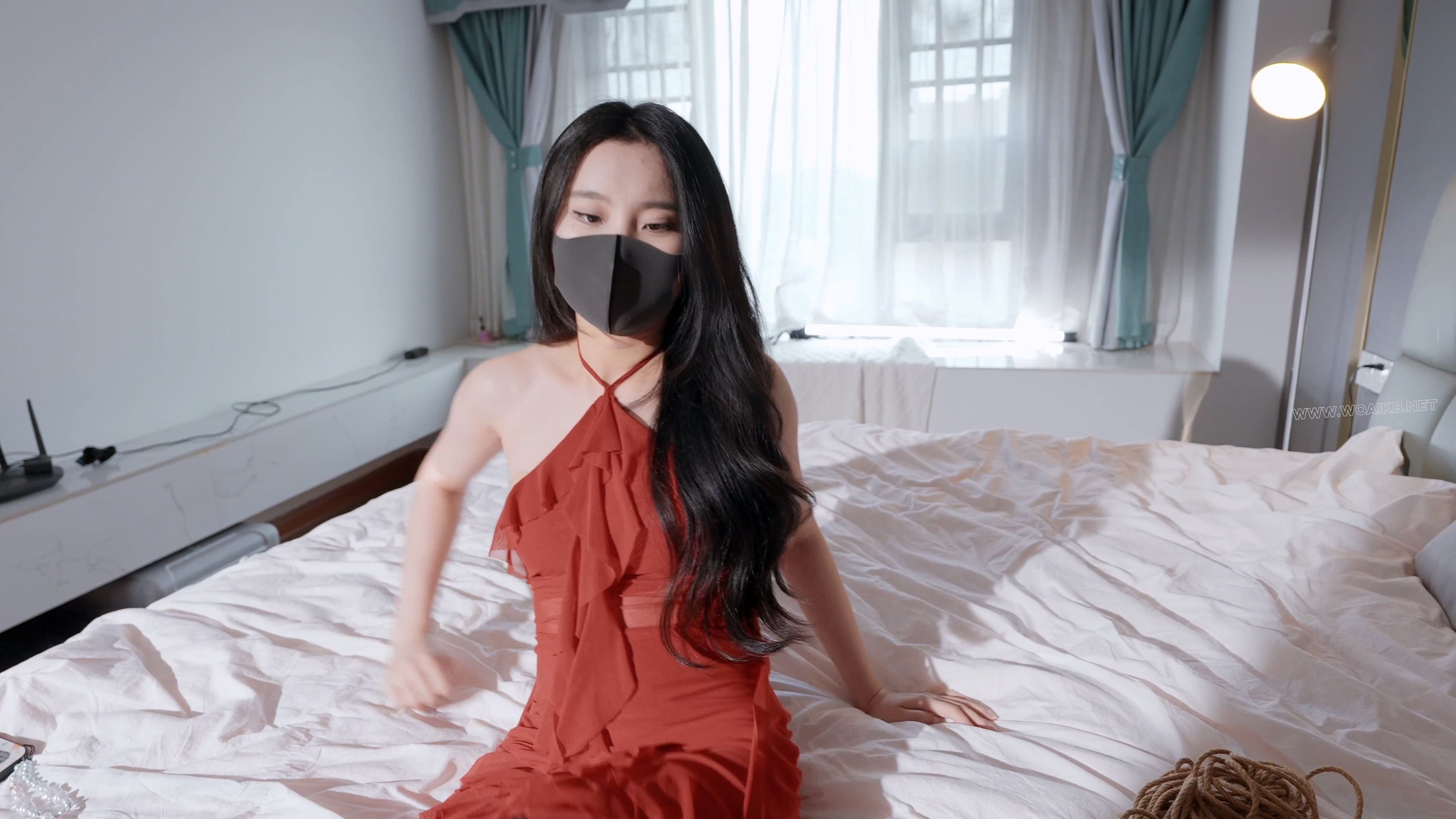 《绳影迷局（下）》女友体验更深入的玩法，呼吸控制塑料袋套头+多次GC+静电胶带+红 预览图