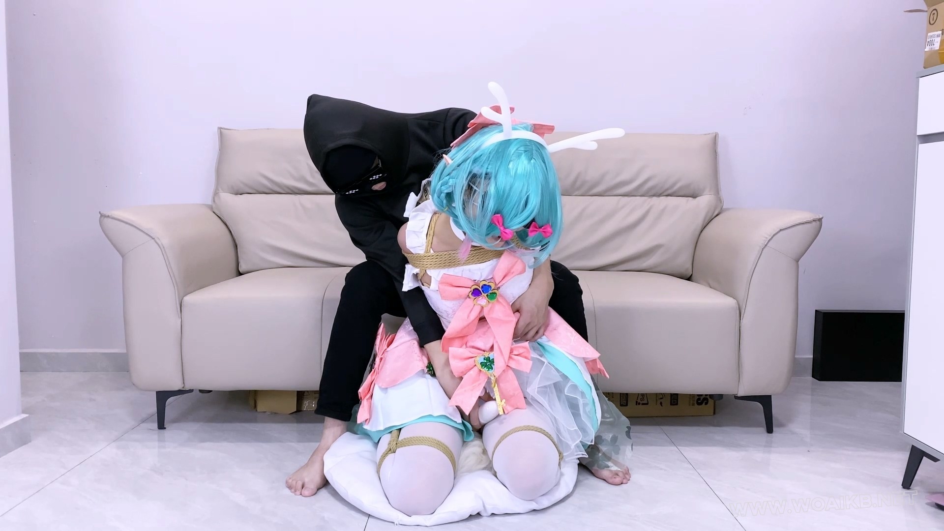 《少女情劫》 第十三集-瑶-时之祈愿cos+k9捆法+撅屁股+全程尾巴+棒棒刺激+欧式直臂 预览图