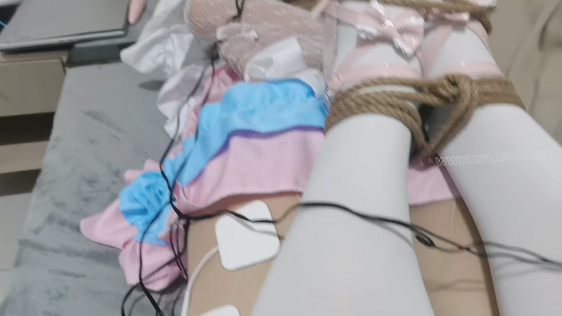 粉红小女仆的极限驷马捆缚 预览图
