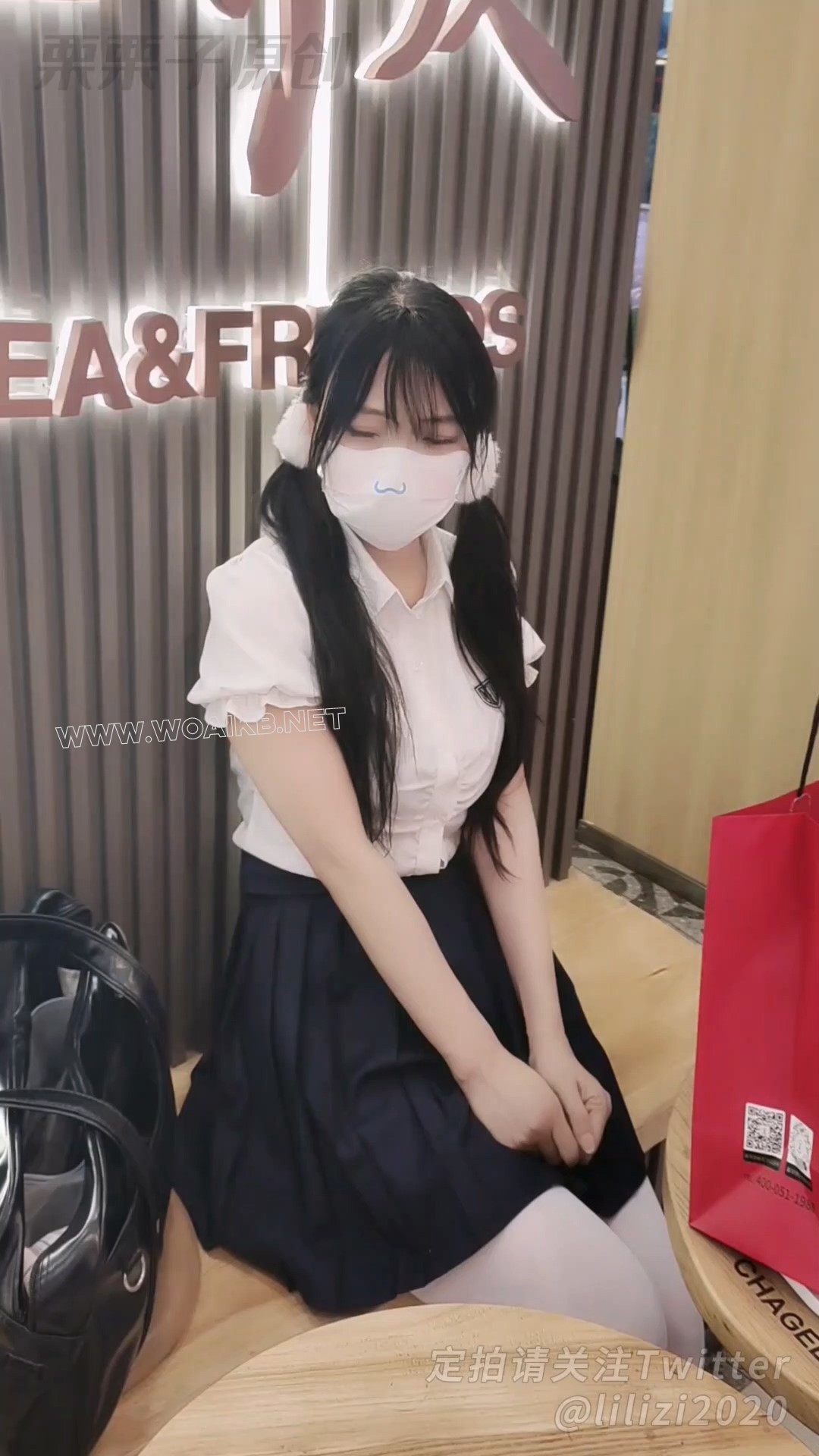 《沦为玩具的双马尾小M 02》 户外强高、公共厕所失禁、户外遥控调教、快乐蛋、JK、 预览图