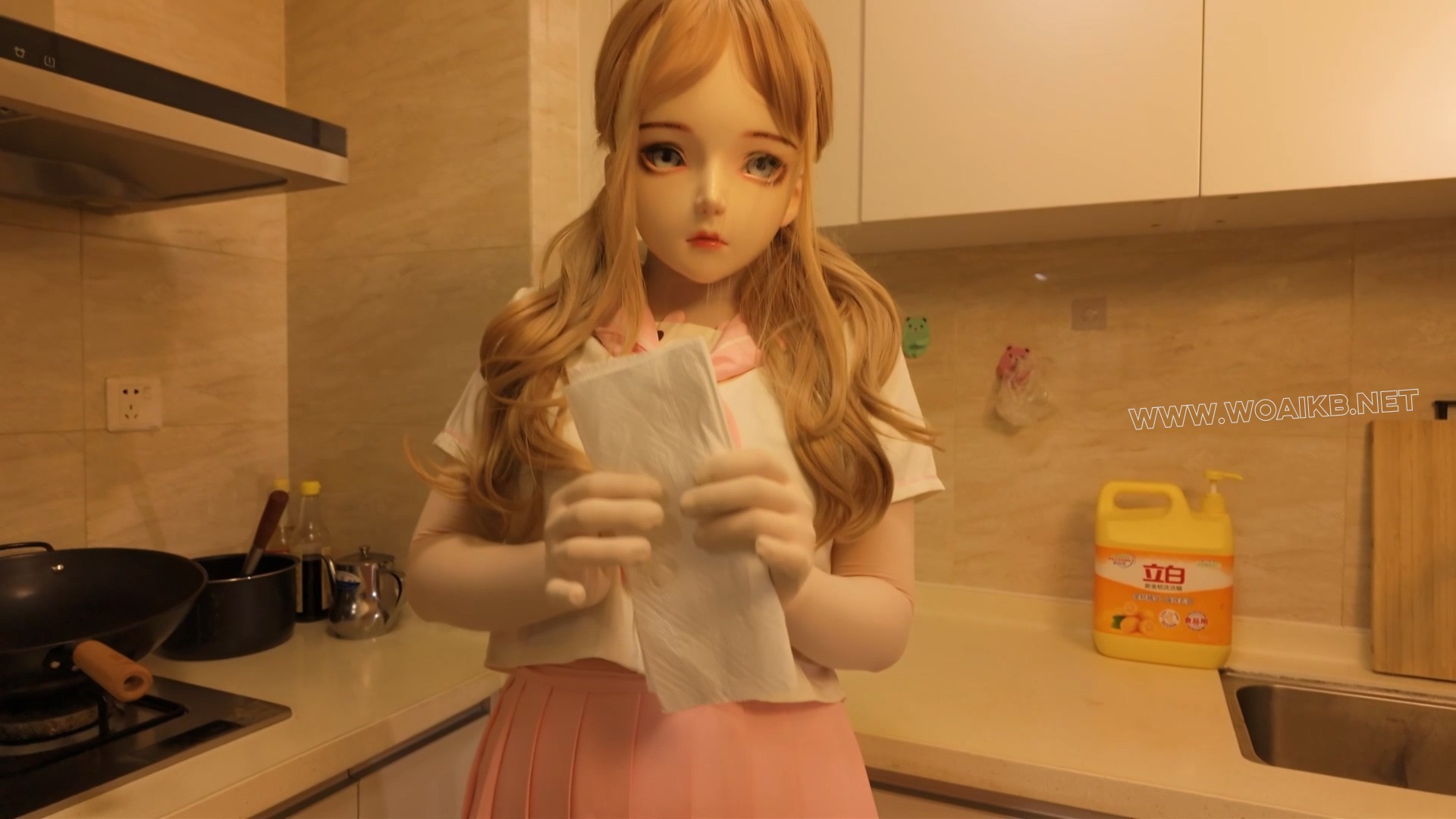 【厨房的挑逗痴女娃】kigurumi、zentai、lolita、面具 封面图
