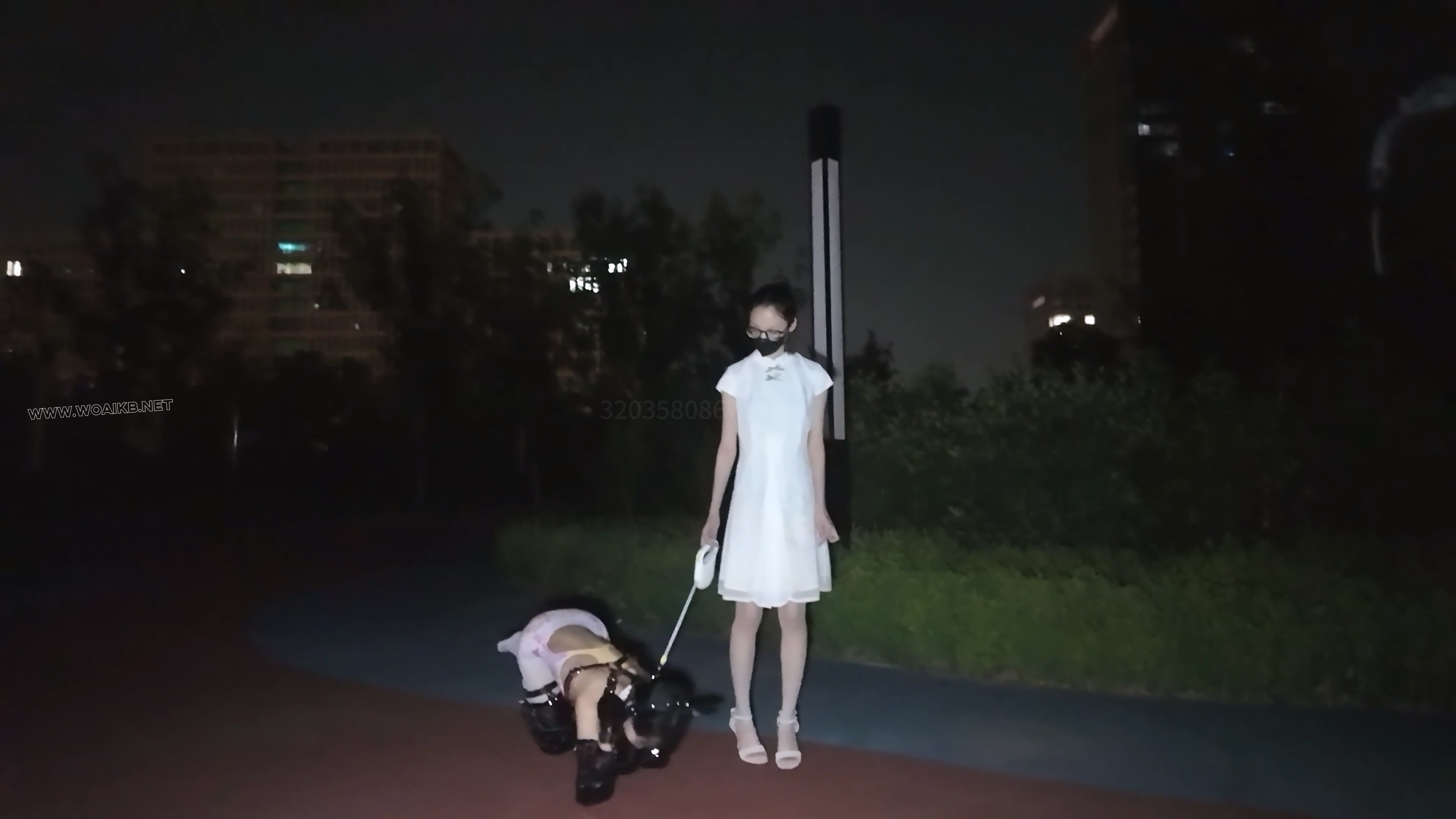 亲姐牵着被k9束缚的妹妹公园露出 少萝霜喵又是被姐姐梦婷tj了，这次佩戴了震动假y 预览图