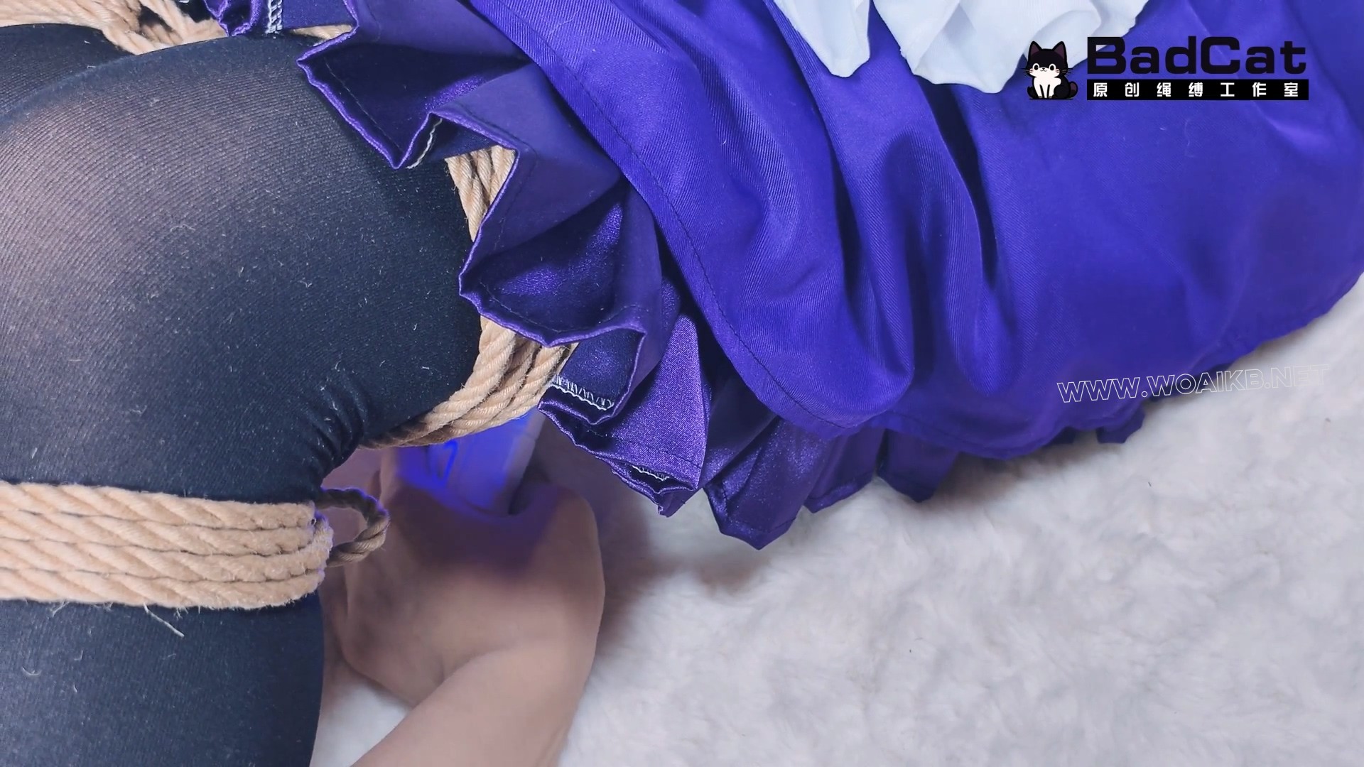 【FATE GO 贞德女仆cos】椅子捆绑 挣扎 棉袜蒙眼堵嘴 强制GC 踩头 预览图