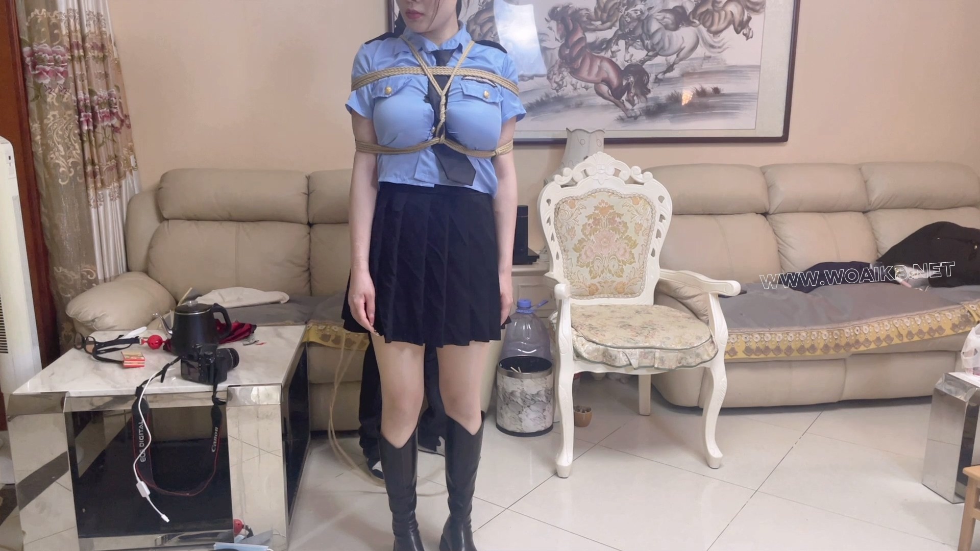 精彩制服剧情 长靴御姐女井安慈被诱骗绑架陷落 折磨 预览图