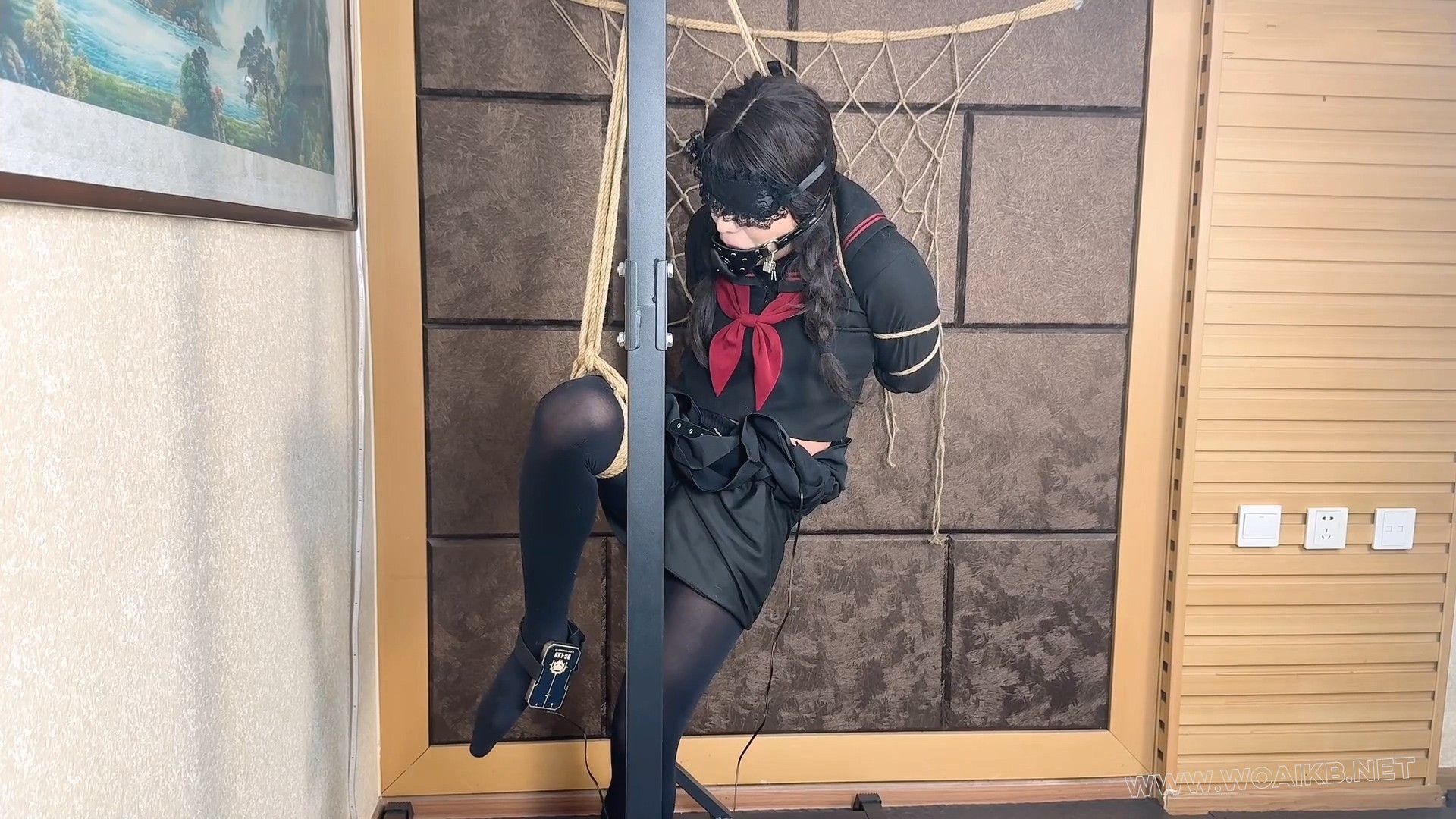 七夕特辑，小M捆绑老板娘被反杀吊起来郊狼电击震动强高调教 预览图