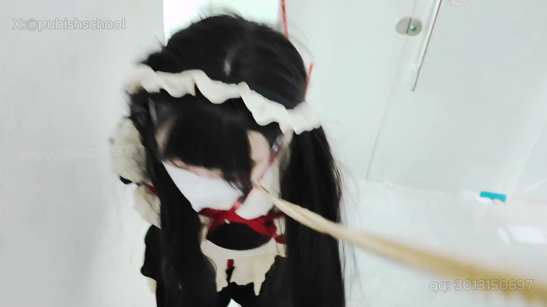 调教上门女仆（下） 双马尾萝莉 女仆 吊带袜 白丝 红绳捆绑 捆绑放置 强制爱抚 强 预览图