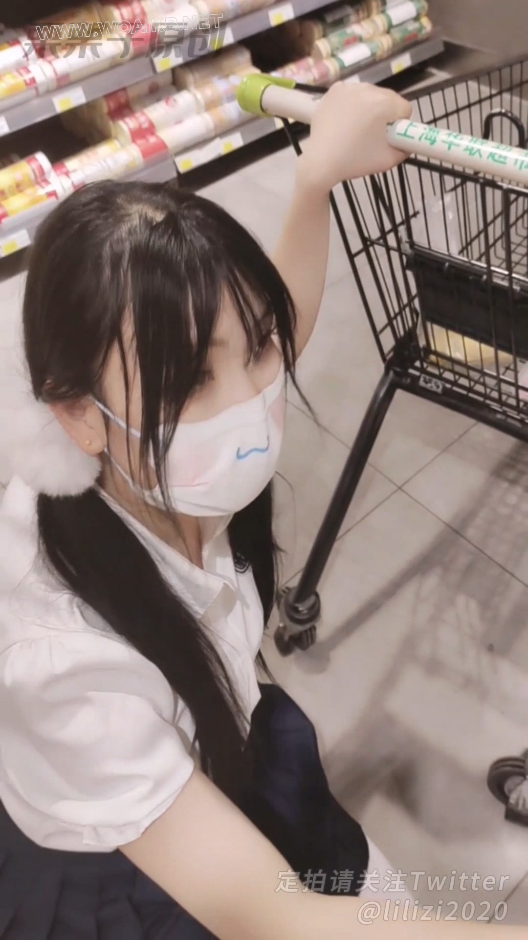 《沦为玩具的双马尾小M 06》 户外调教、羞耻调教、户外强高、超市强高、小公园失禁 预览图