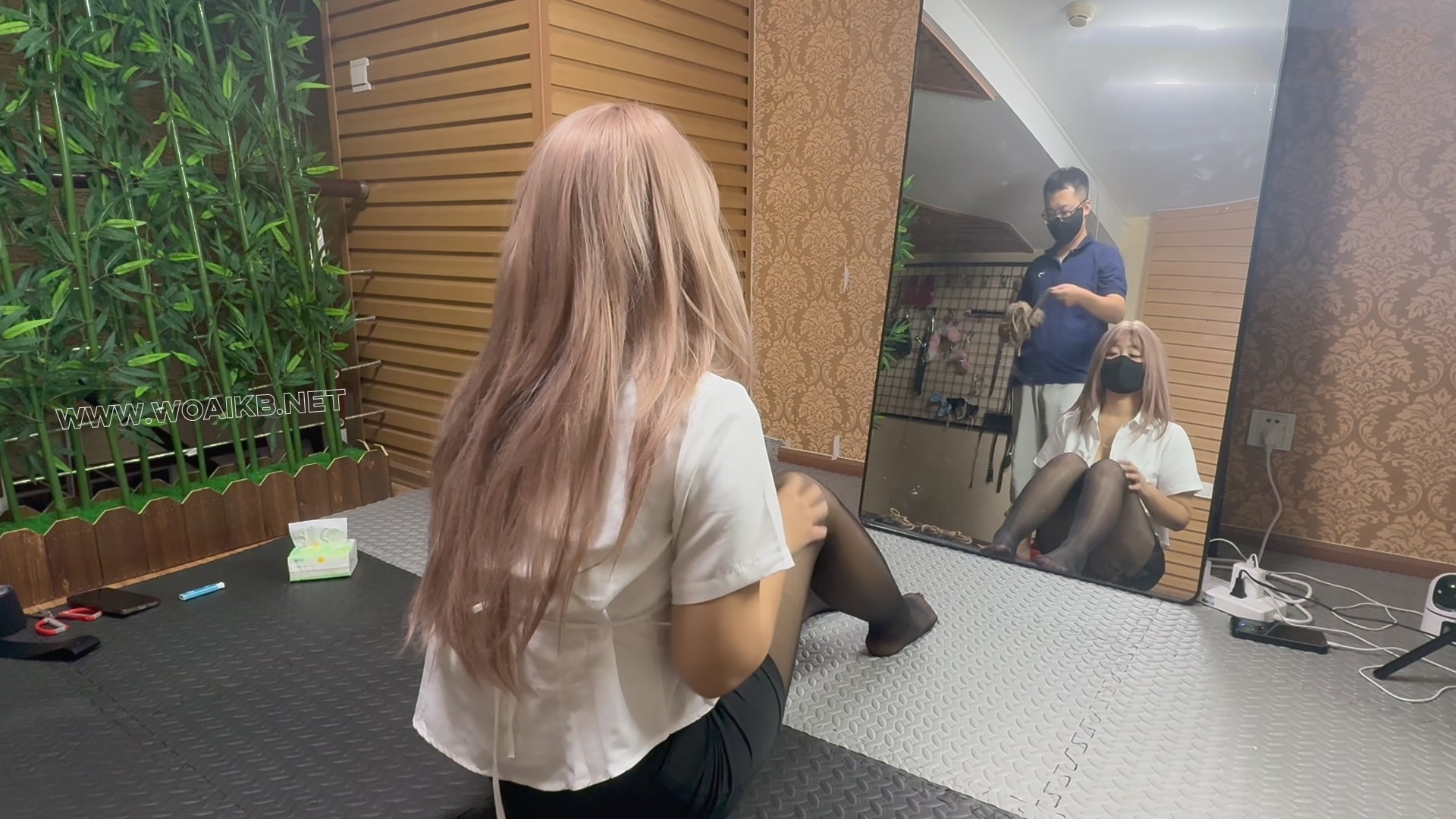 小美复刻动漫紧缚姿势挣扎调教口水直流震动JK黑丝 带捆绑过程 封面图