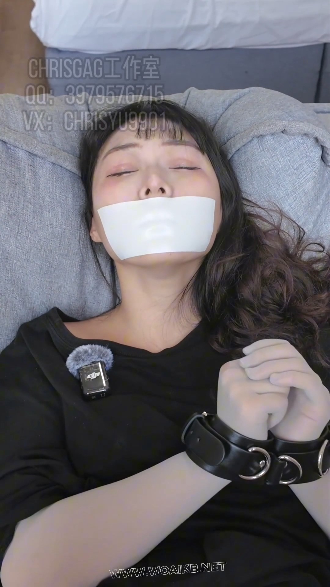 【Chrisgag典藏系列】封嘴姐姐的手动墙糕合集 白丝网袜手丝统统都有 预览图