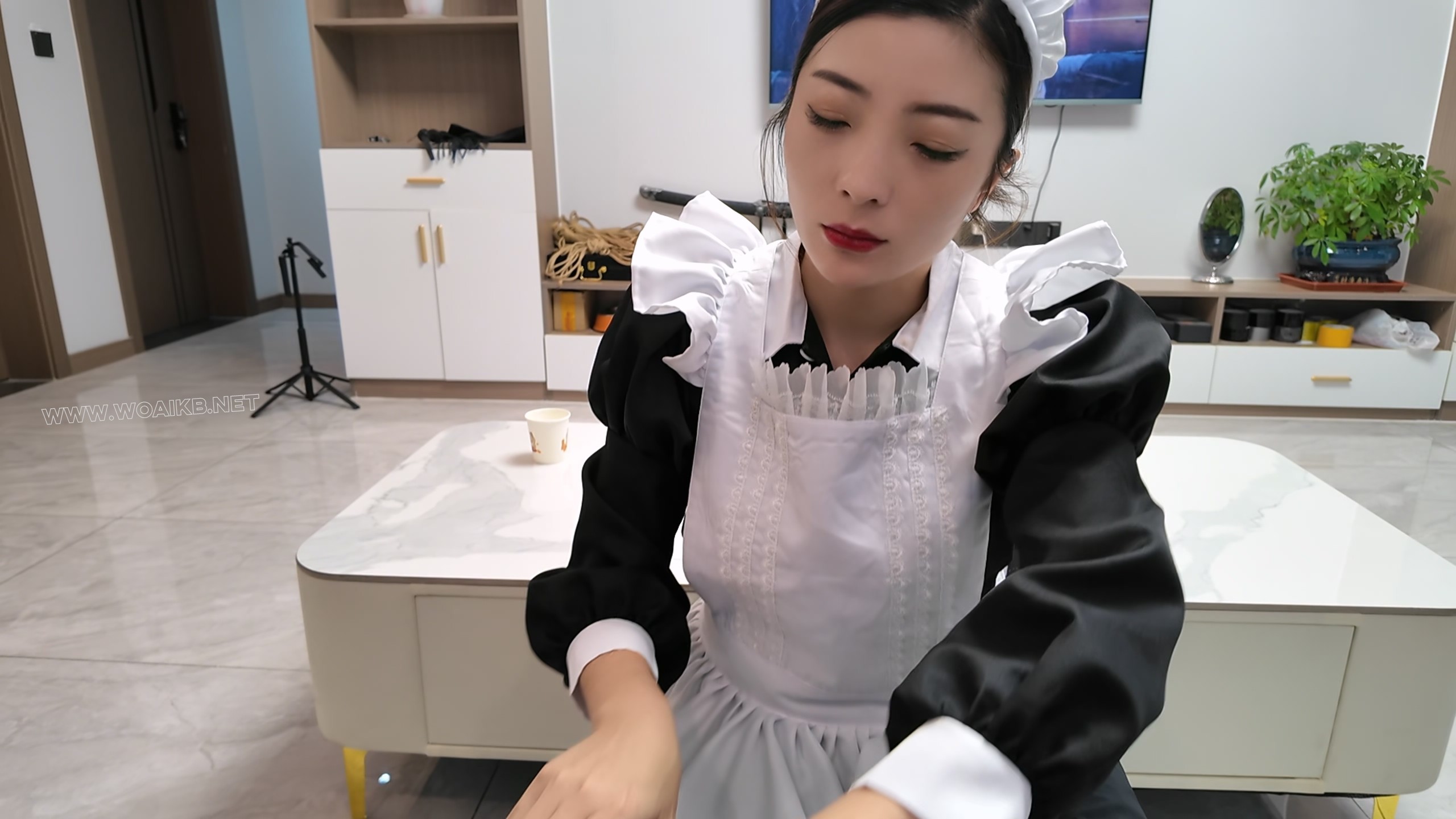 绑架人妻之白丝女仆三 预览图